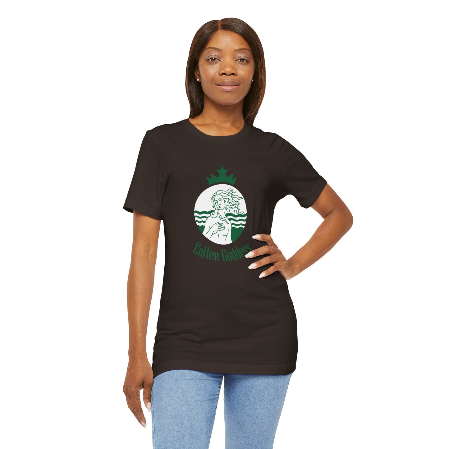 “Coffee Goddess” T-Shirt by TwoSiS