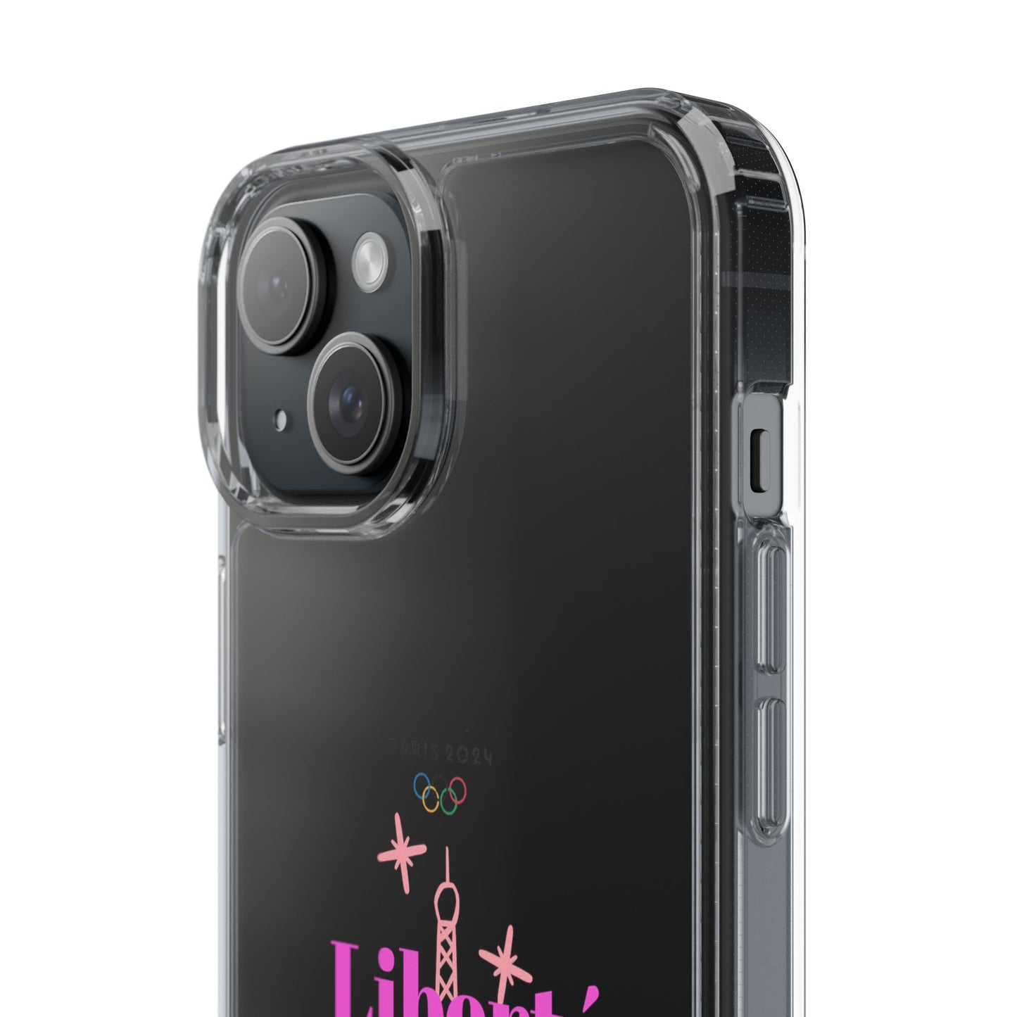 “LIBERTE” Clear Phone Case by TwoSiS