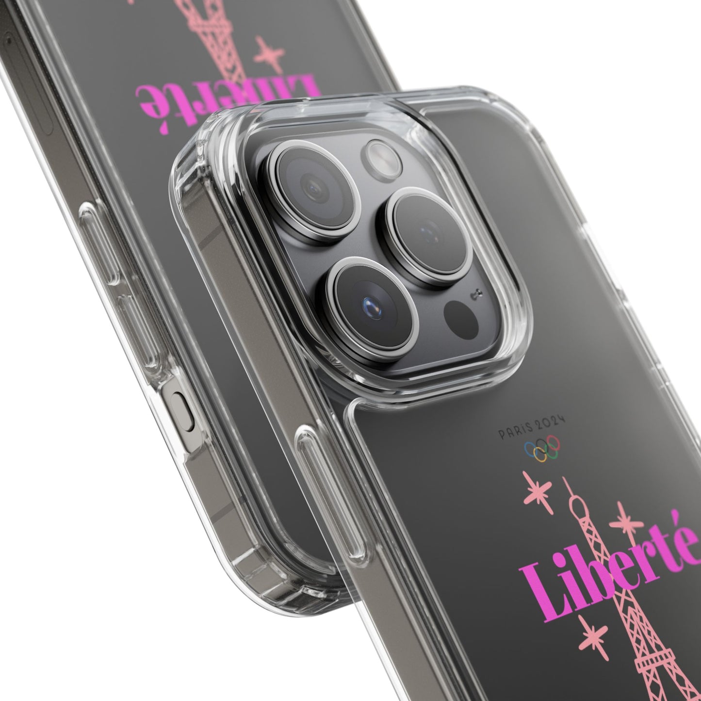 “LIBERTE” Clear Phone Case by TwoSiS