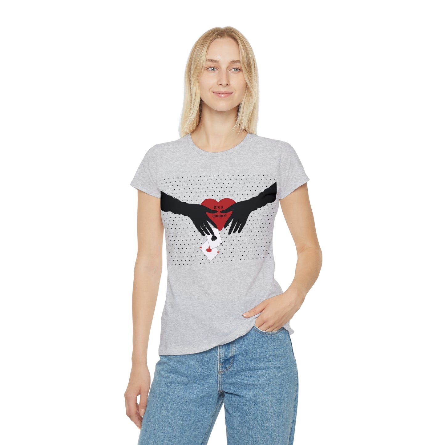 "It's a Chance ❤️" T-Shirt with Optional QR Code
