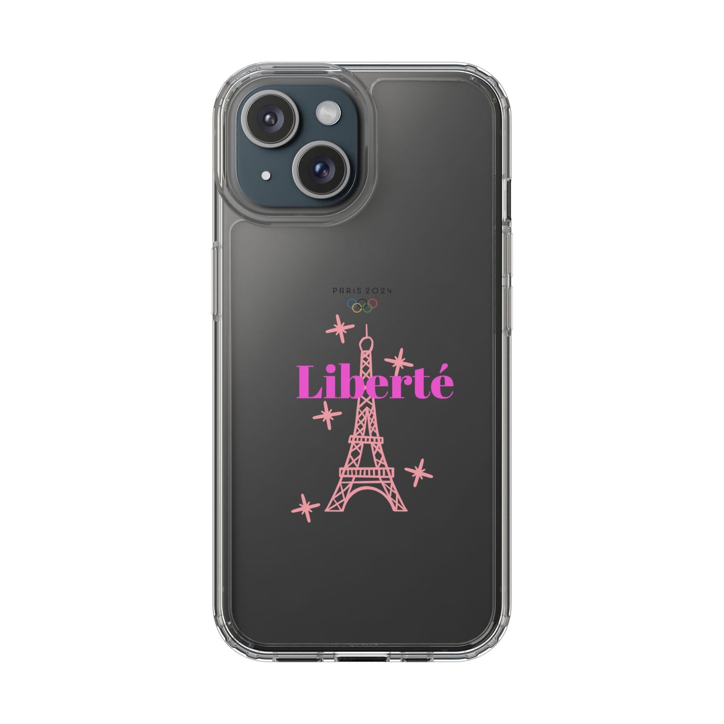 “LIBERTE” Clear Phone Case by TwoSiS