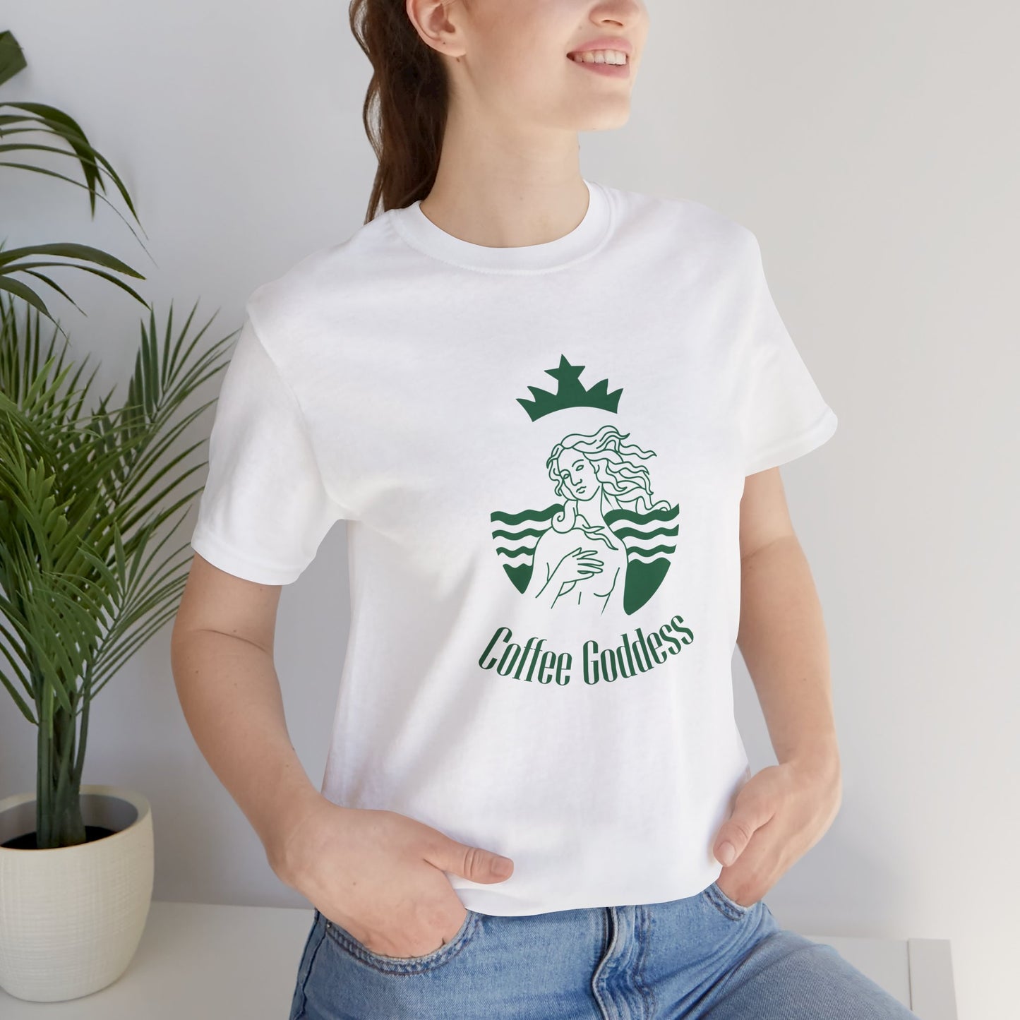 “Coffee Goddess” T-Shirt by TwoSiS