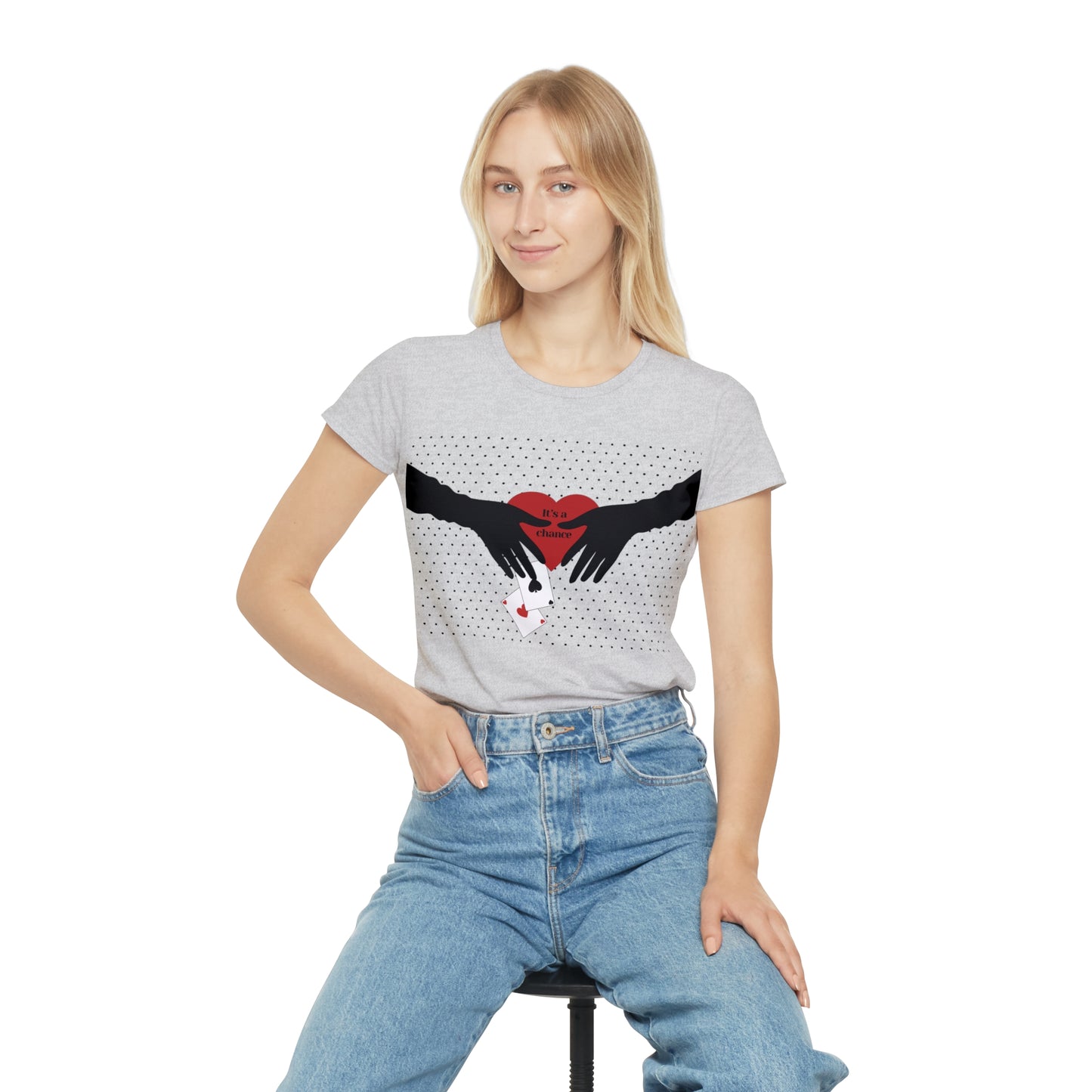 "It's a Chance ❤️" T-Shirt with Optional QR Code