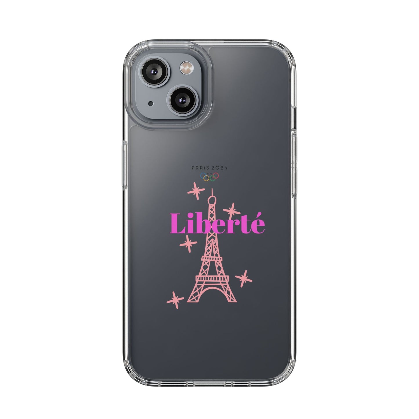 “LIBERTE” Clear Phone Case by TwoSiS