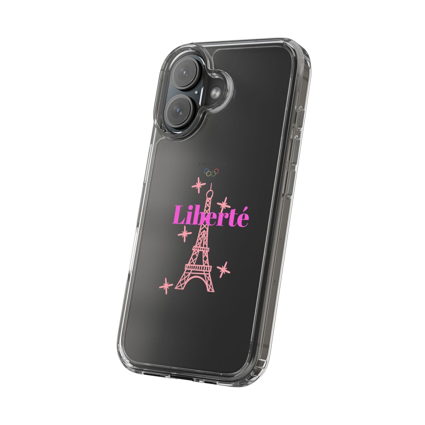 “LIBERTE” Clear Phone Case by TwoSiS
