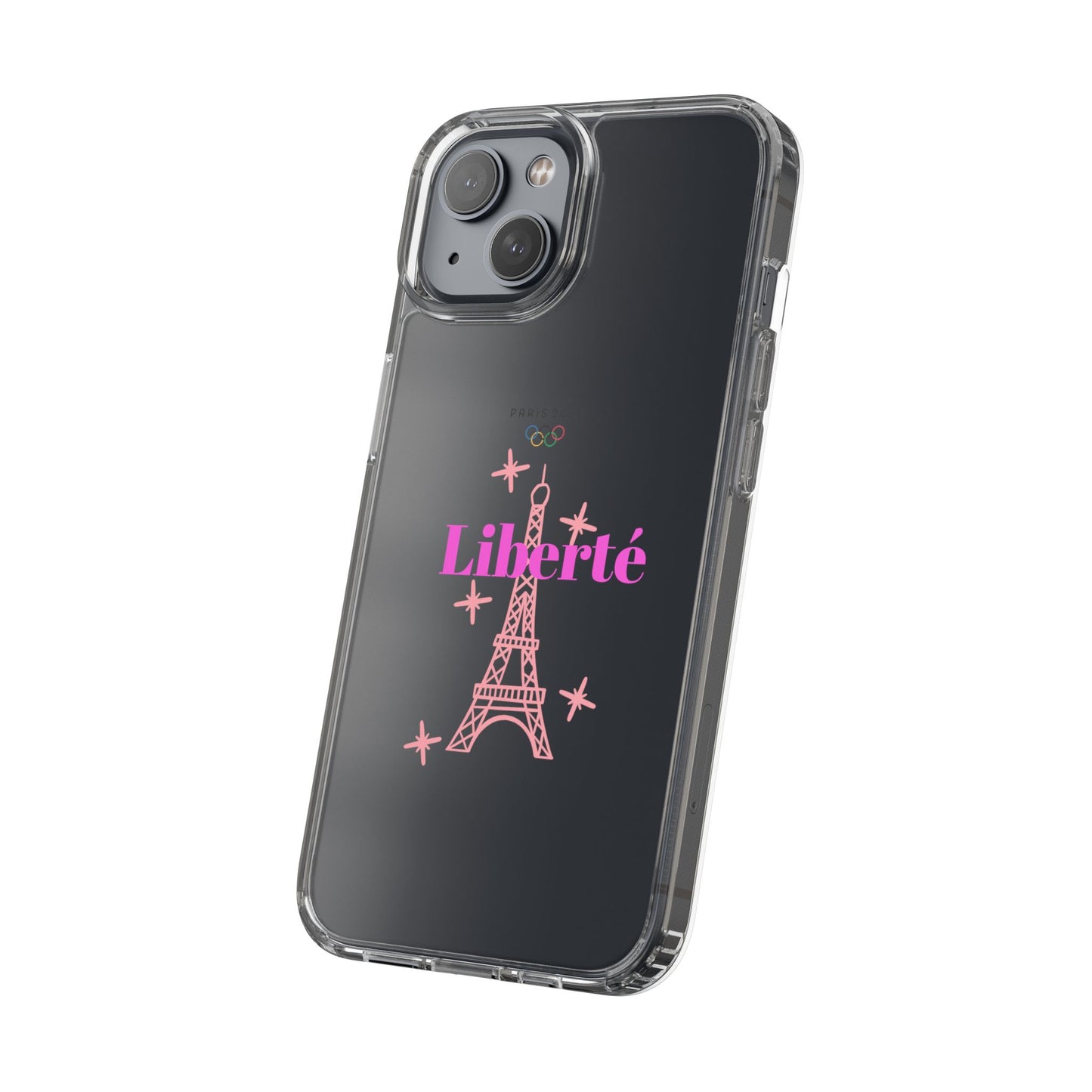 “LIBERTE” Clear Phone Case by TwoSiS