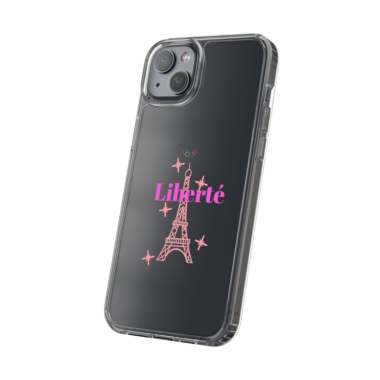 “LIBERTE” Clear Phone Case by TwoSiS