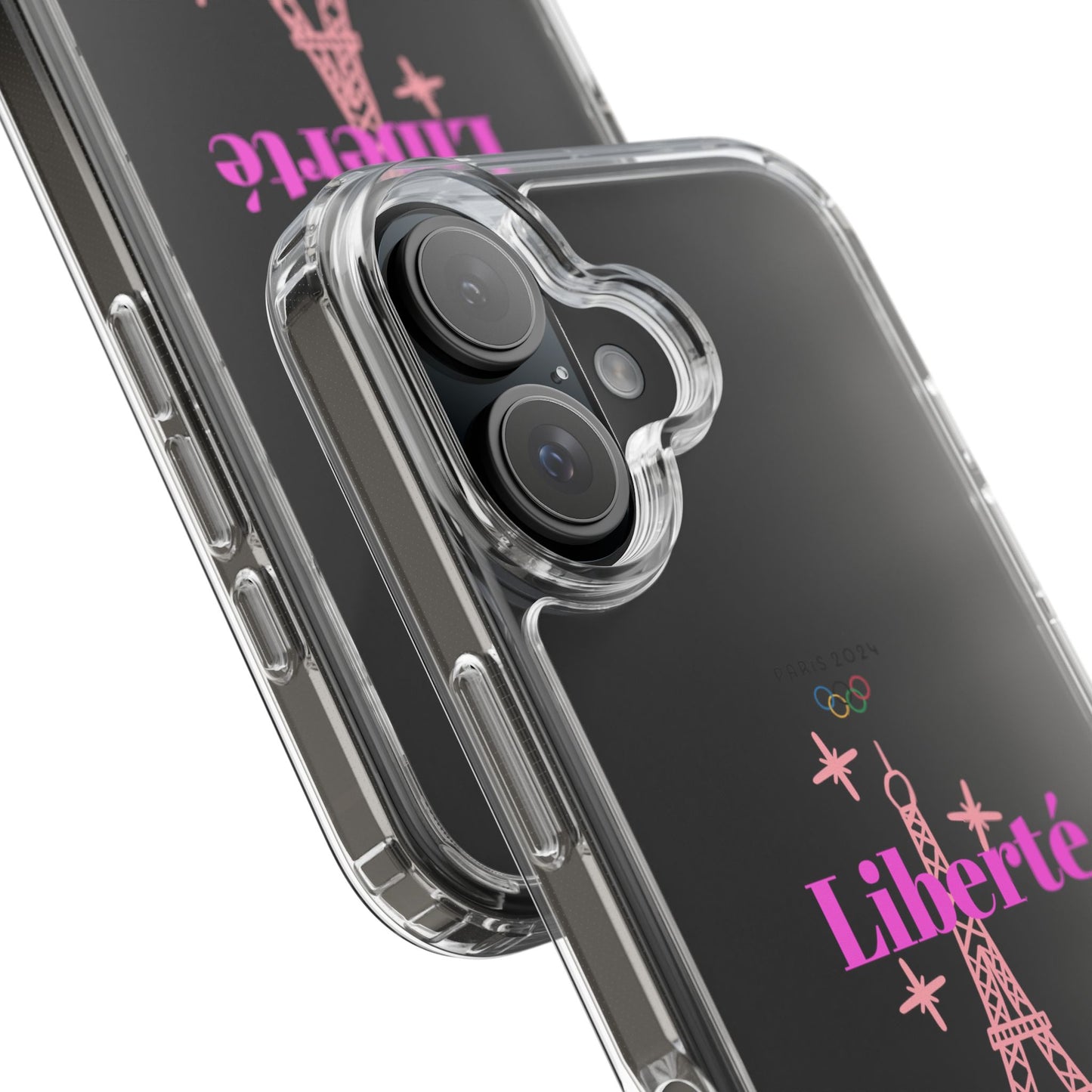 “LIBERTE” Clear Phone Case by TwoSiS
