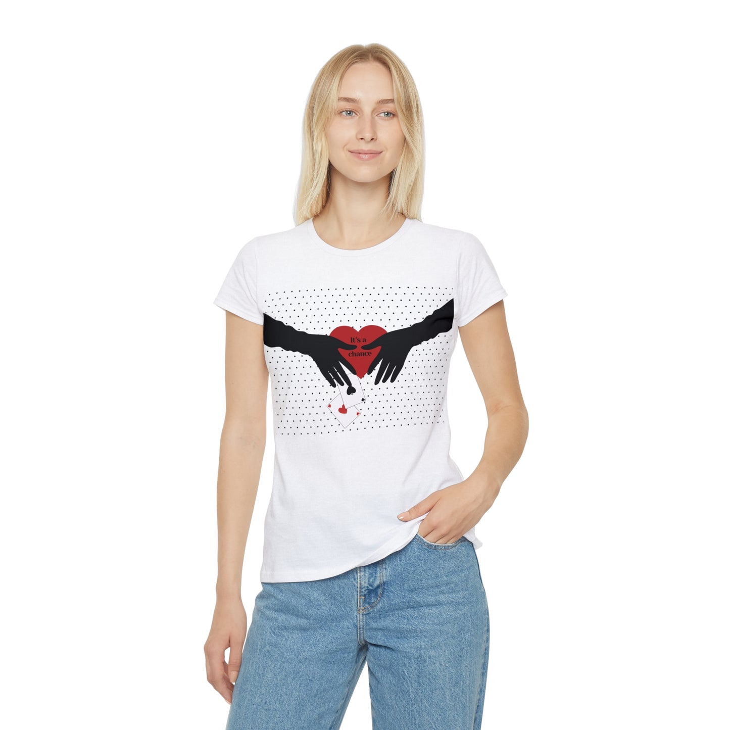 "It's a Chance ❤️" T-Shirt with Optional QR Code