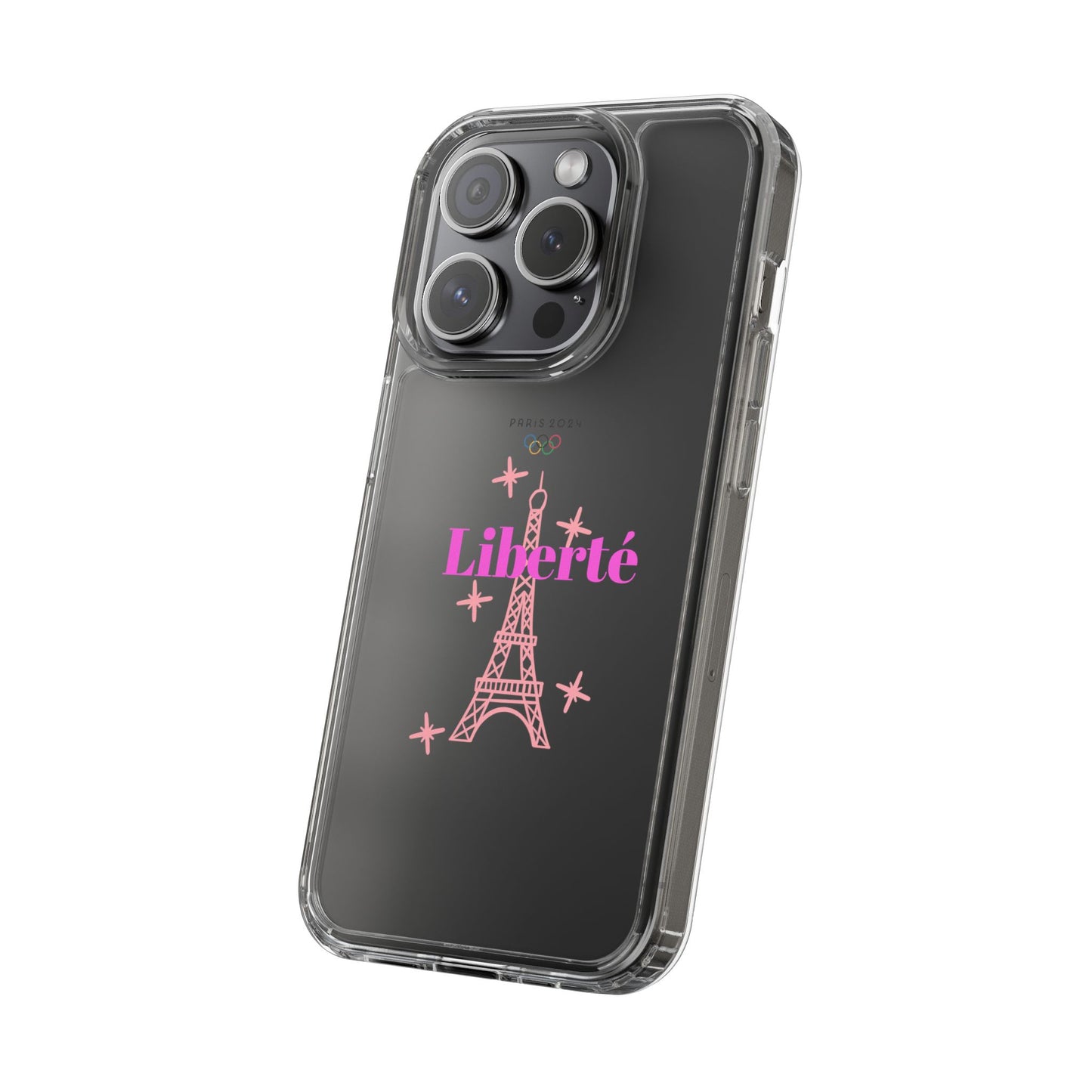 “LIBERTE” Clear Phone Case by TwoSiS