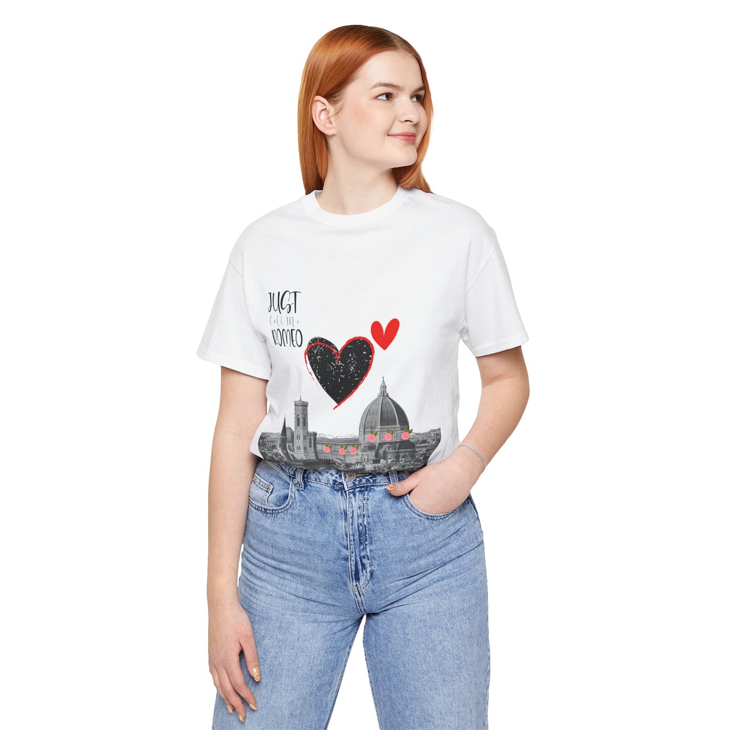 “Just Call Me Romeo" T-Shirt with Optional QR Code