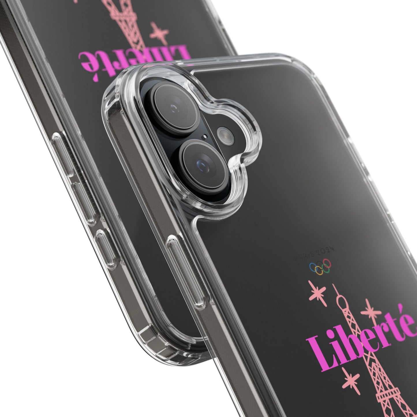 “LIBERTE” Clear Phone Case by TwoSiS
