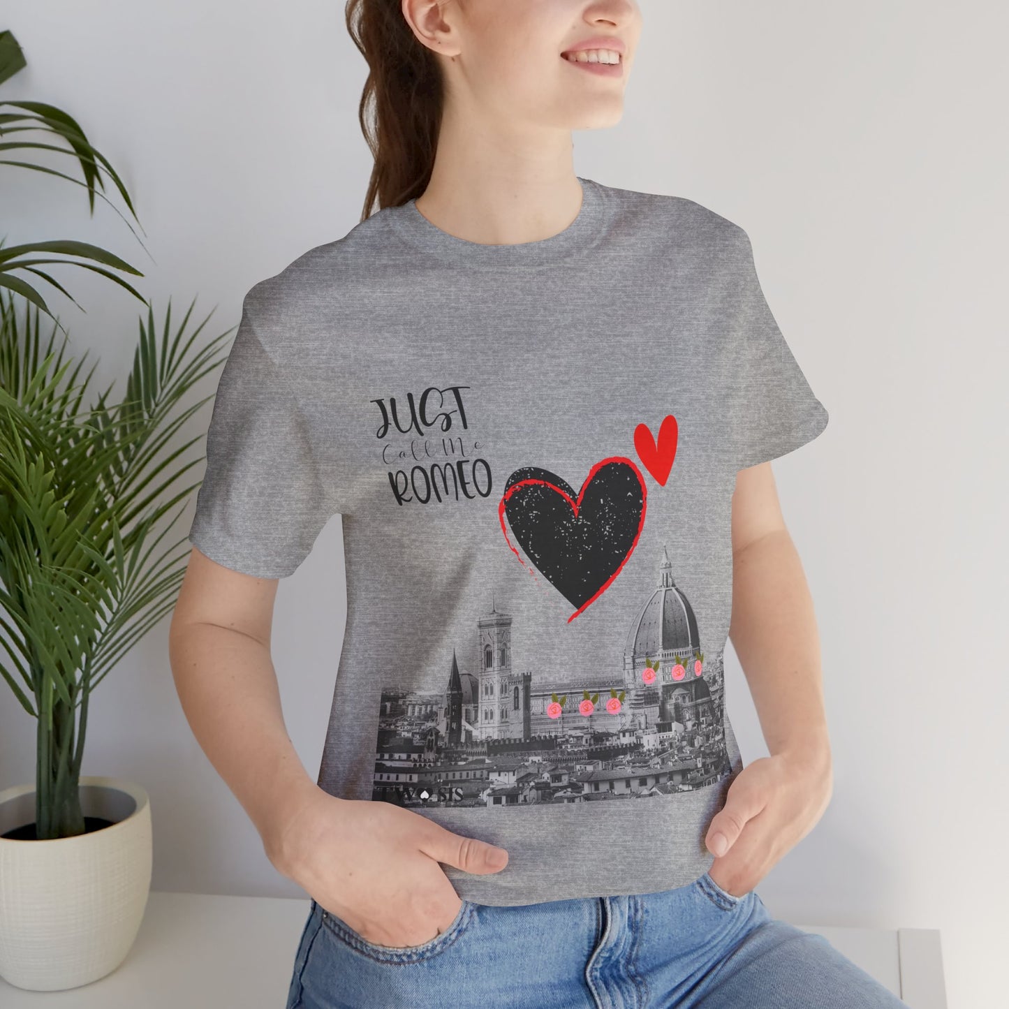 “Just Call Me Romeo" T-Shirt with Optional QR Code