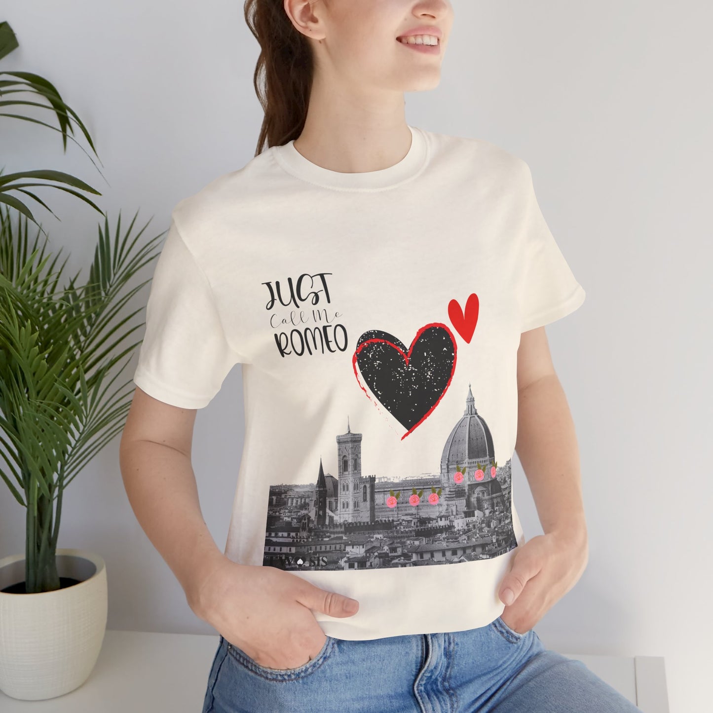 “Just Call Me Romeo" T-Shirt with Optional QR Code