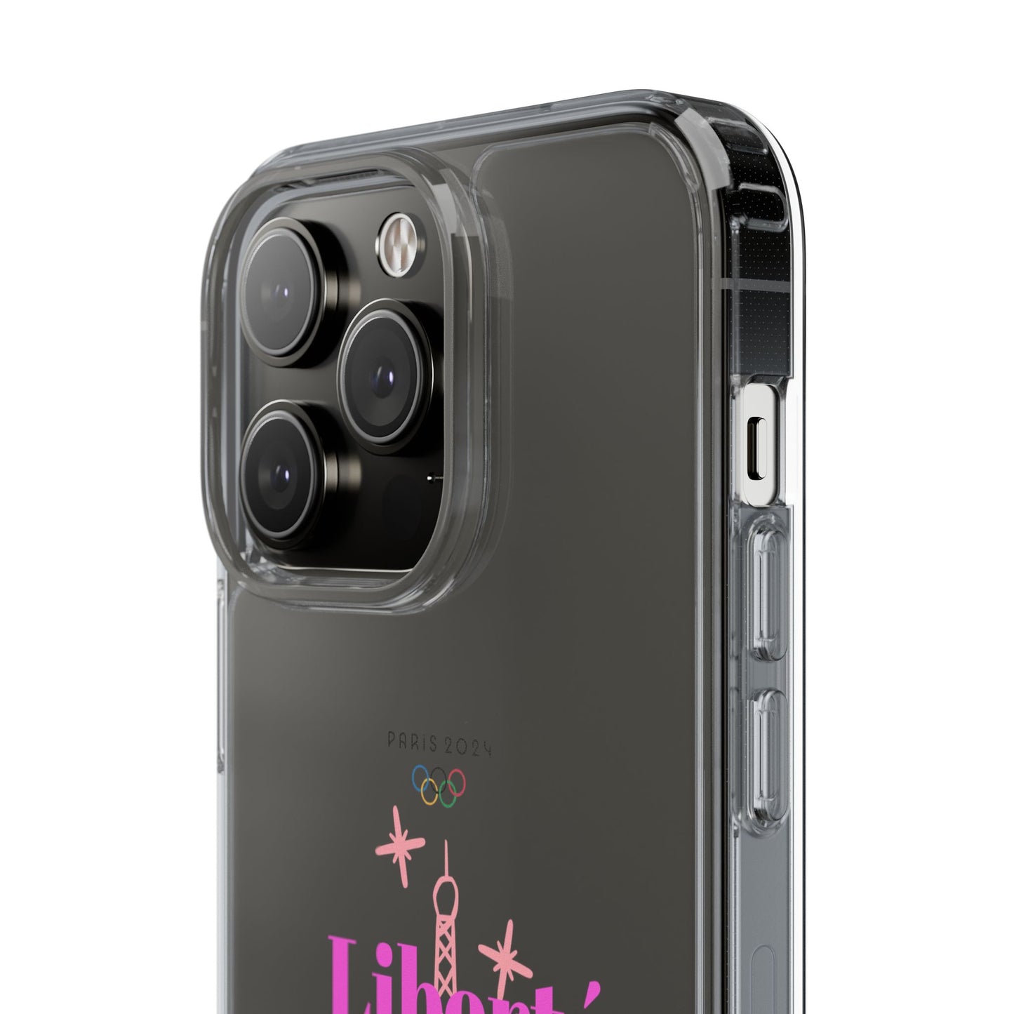 “LIBERTE” Clear Phone Case by TwoSiS