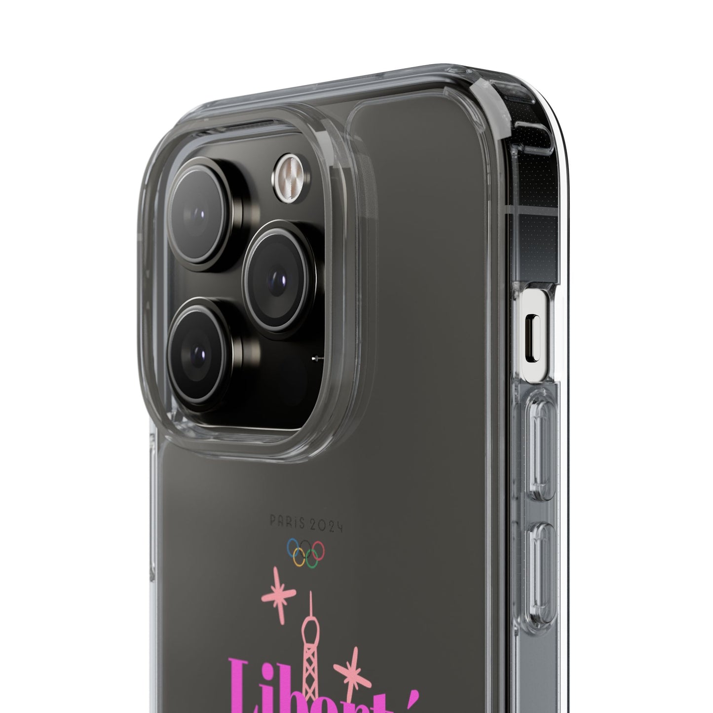 “LIBERTE” Clear Phone Case by TwoSiS