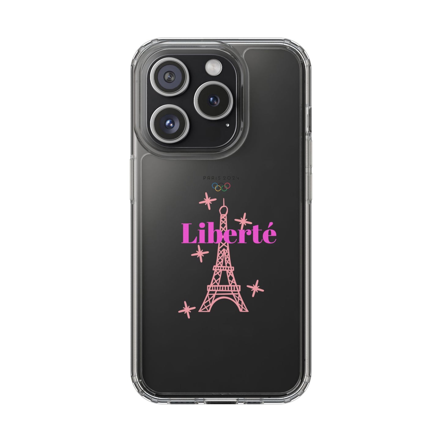 “LIBERTE” Clear Phone Case by TwoSiS