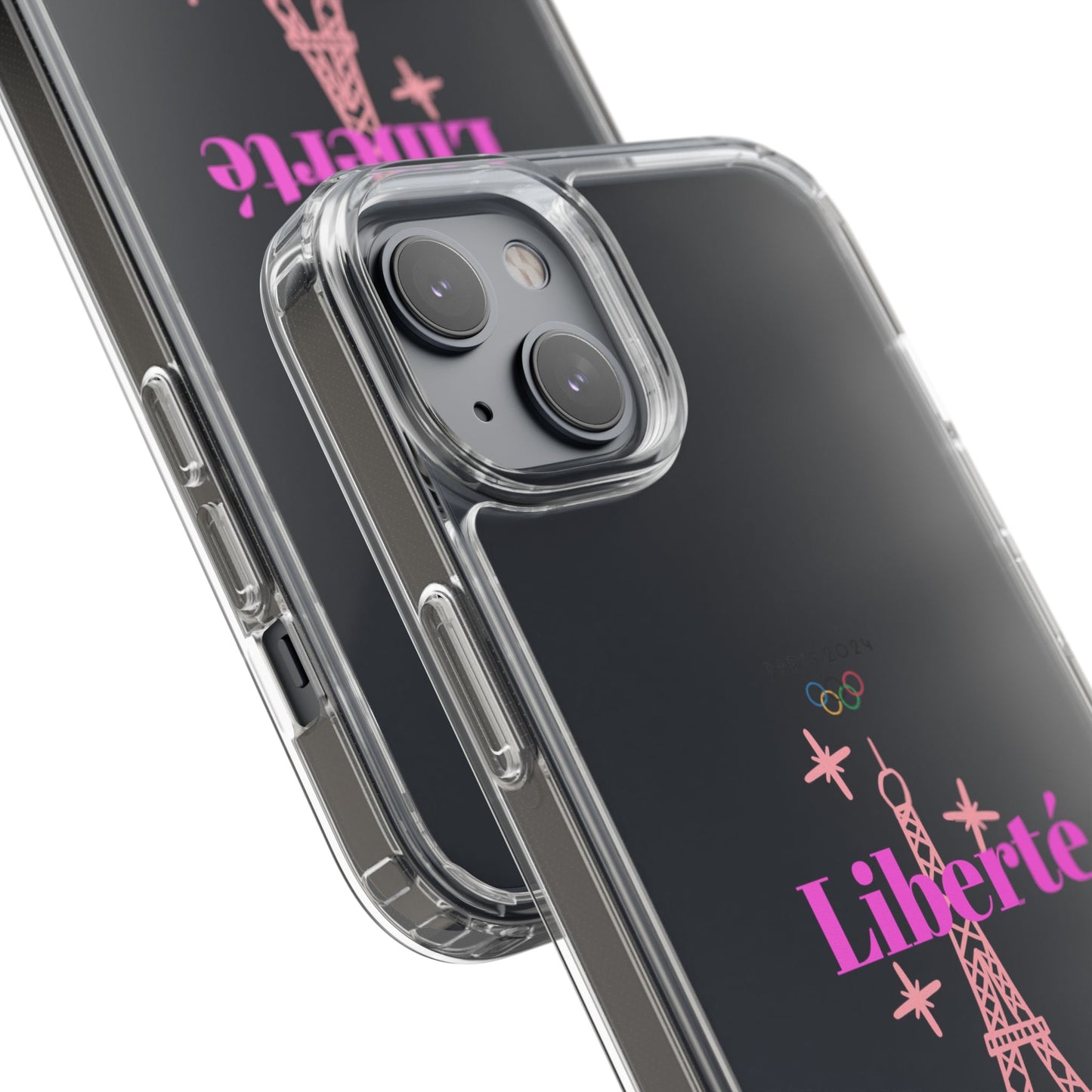 “LIBERTE” Clear Phone Case by TwoSiS