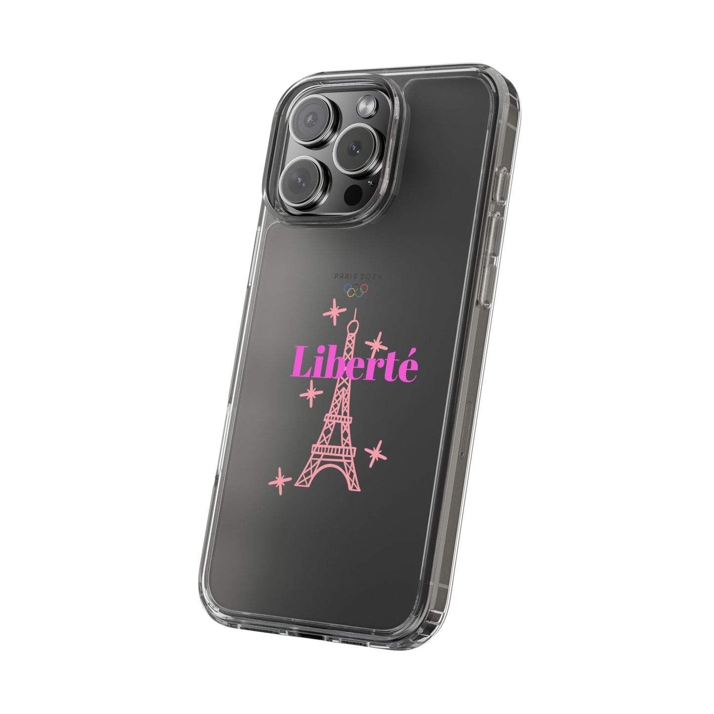 “LIBERTE” Clear Phone Case by TwoSiS