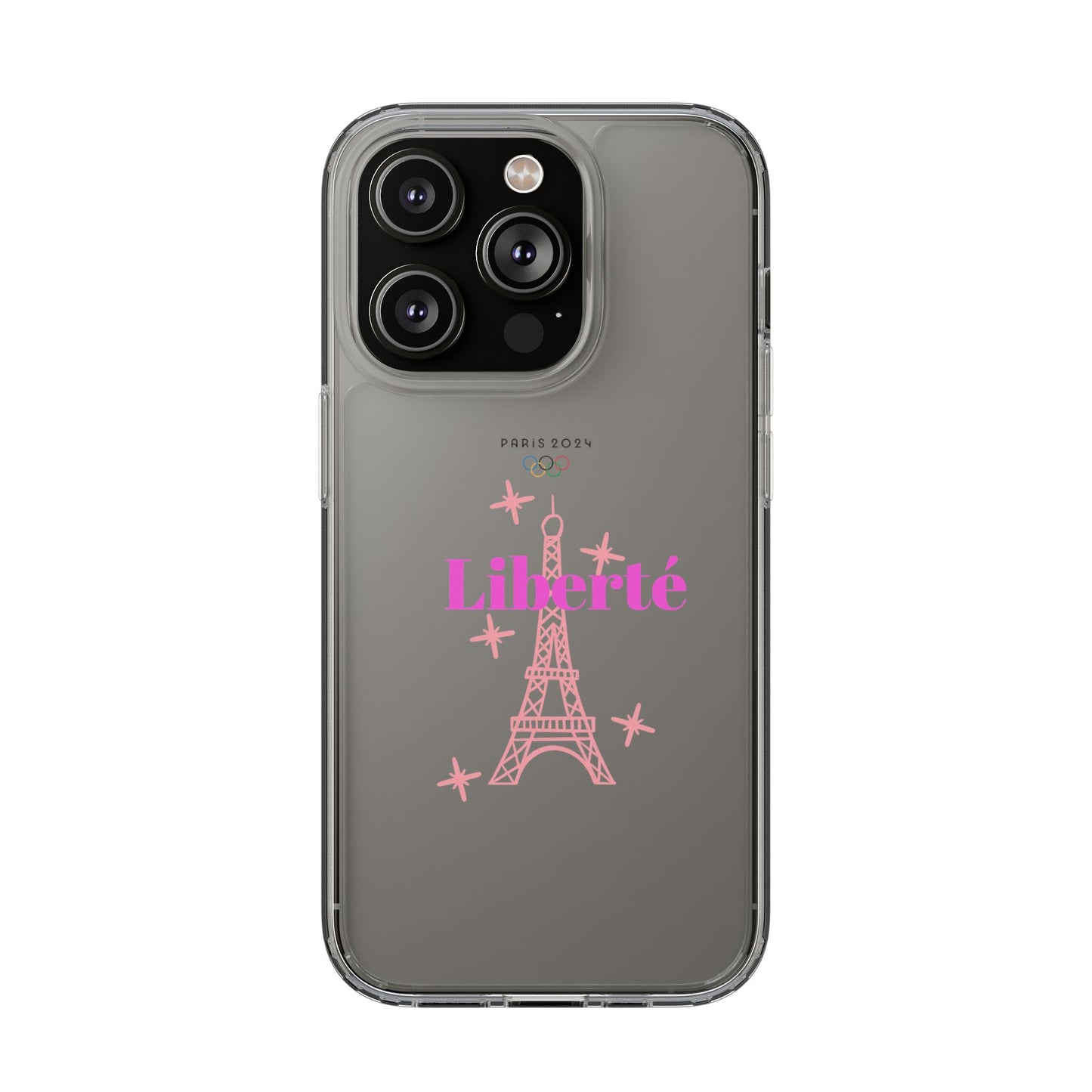 “LIBERTE” Clear Phone Case by TwoSiS