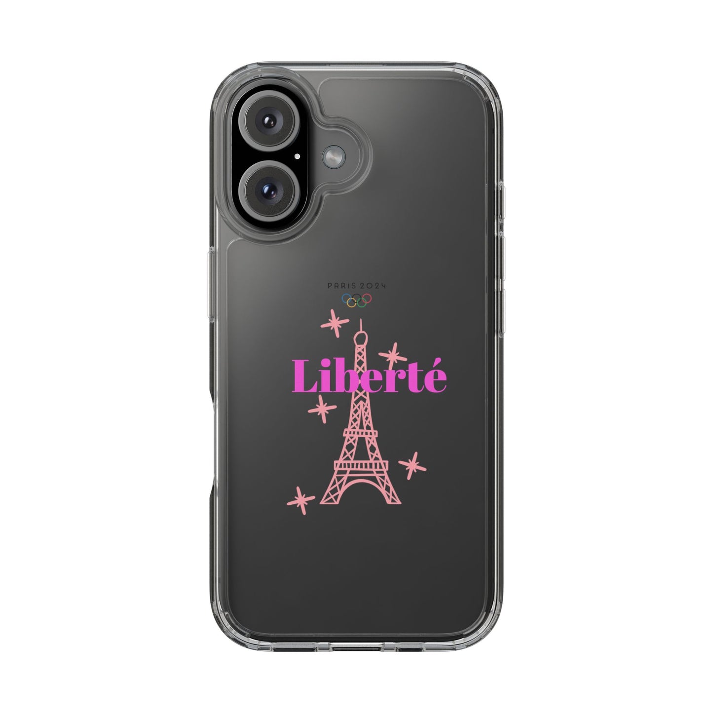 “LIBERTE” Clear Phone Case by TwoSiS