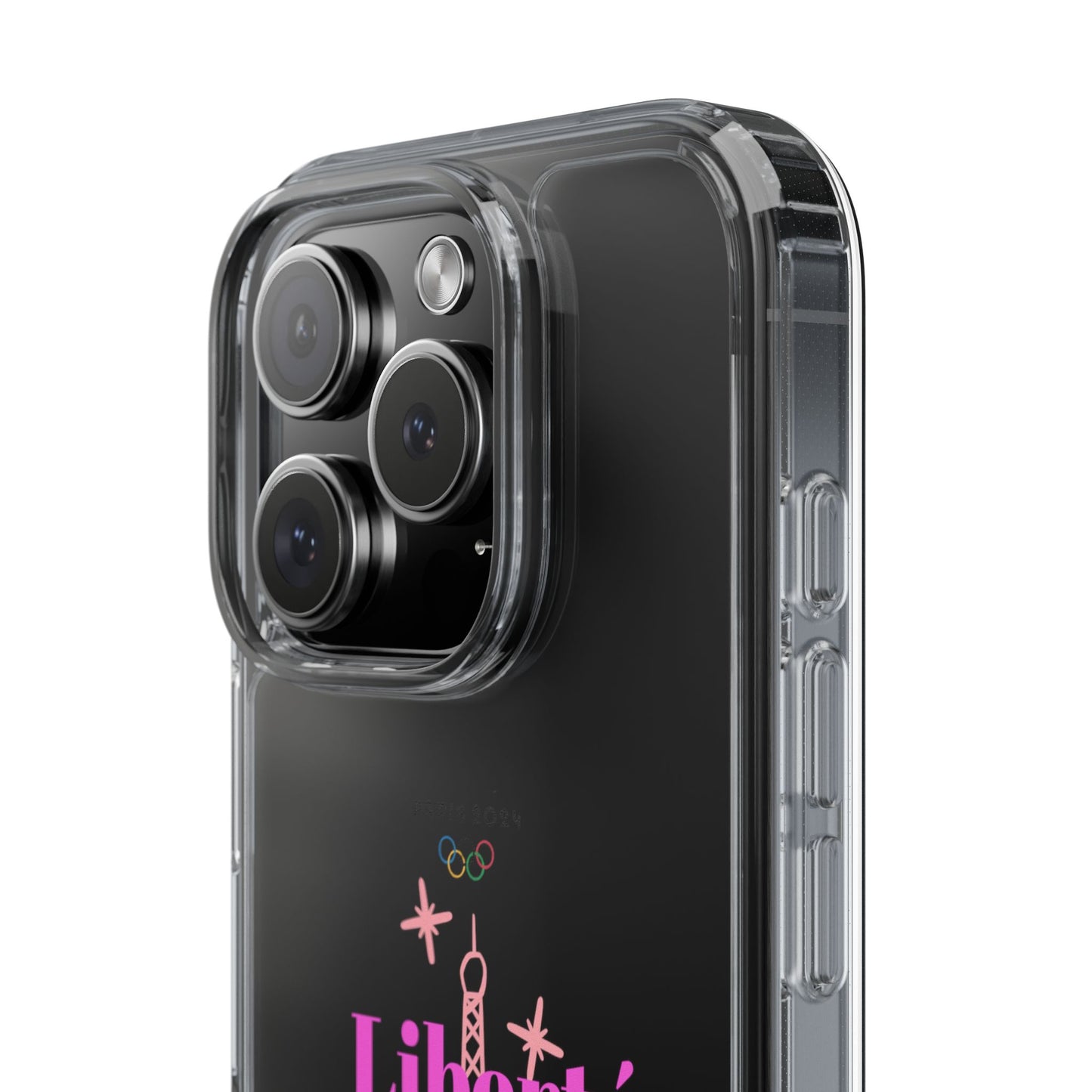 “LIBERTE” Clear Phone Case by TwoSiS