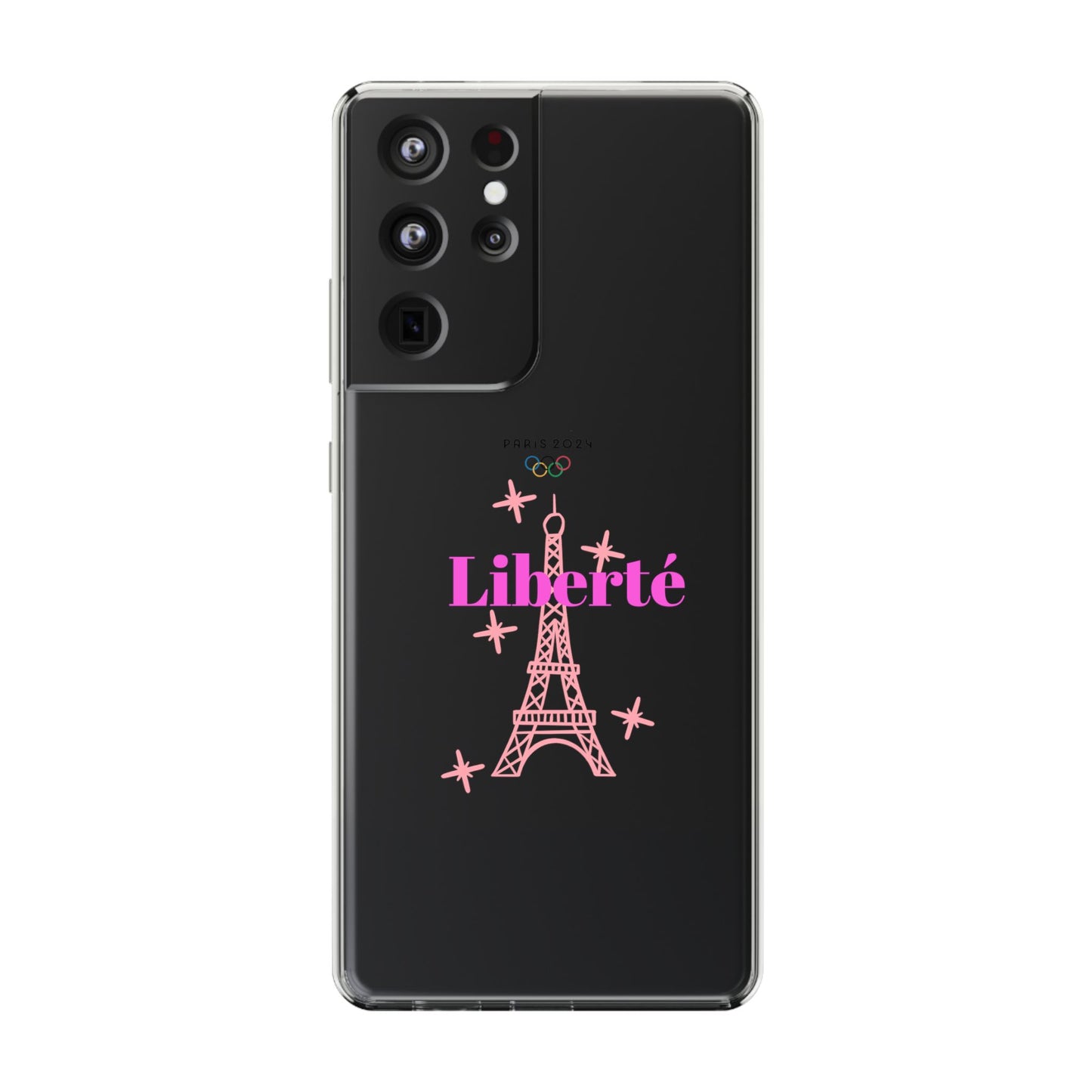 “LIBERTE” Clear Phone Case by TwoSiS