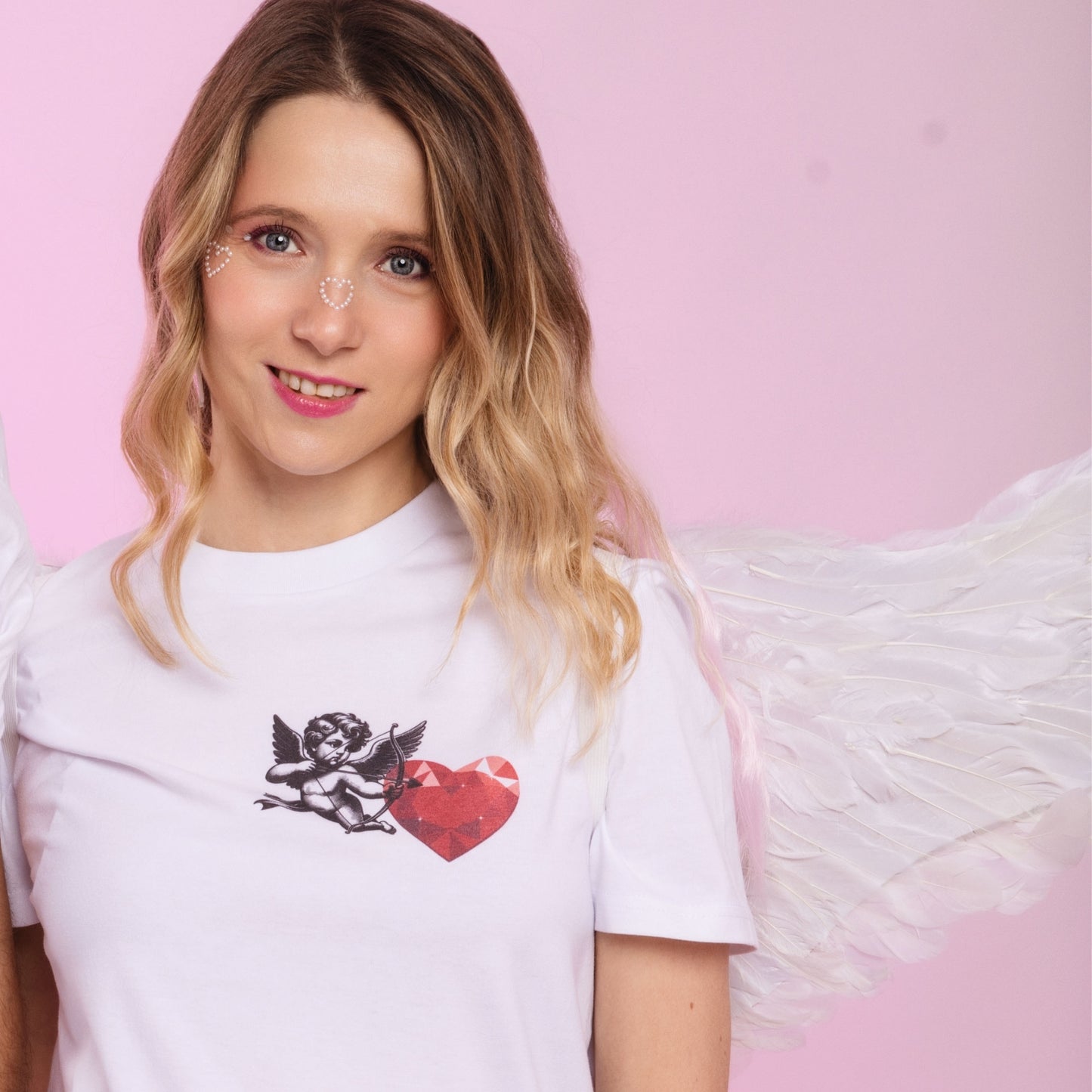 'Be my Angel' Premium Quality T-Shirt with Optional QR code