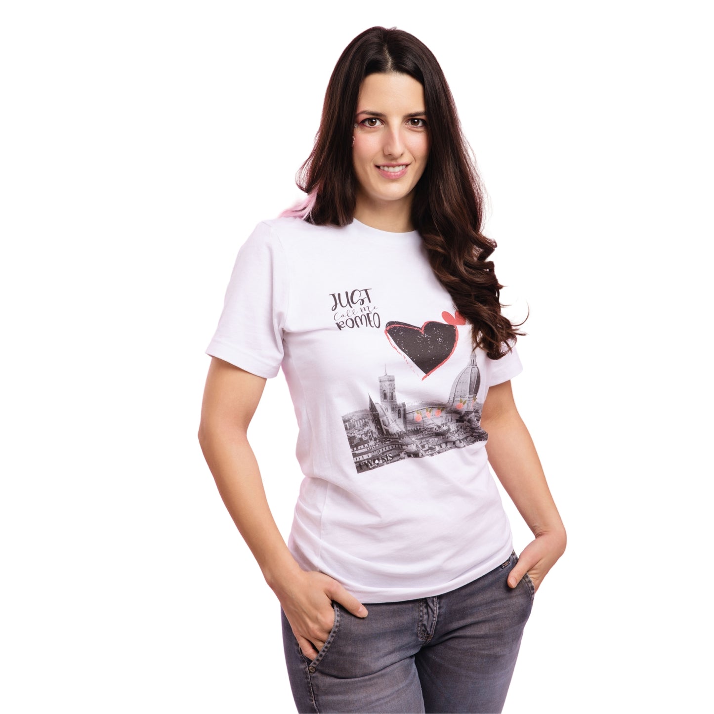 “Just Call Me Romeo" T-Shirt with Optional QR Code