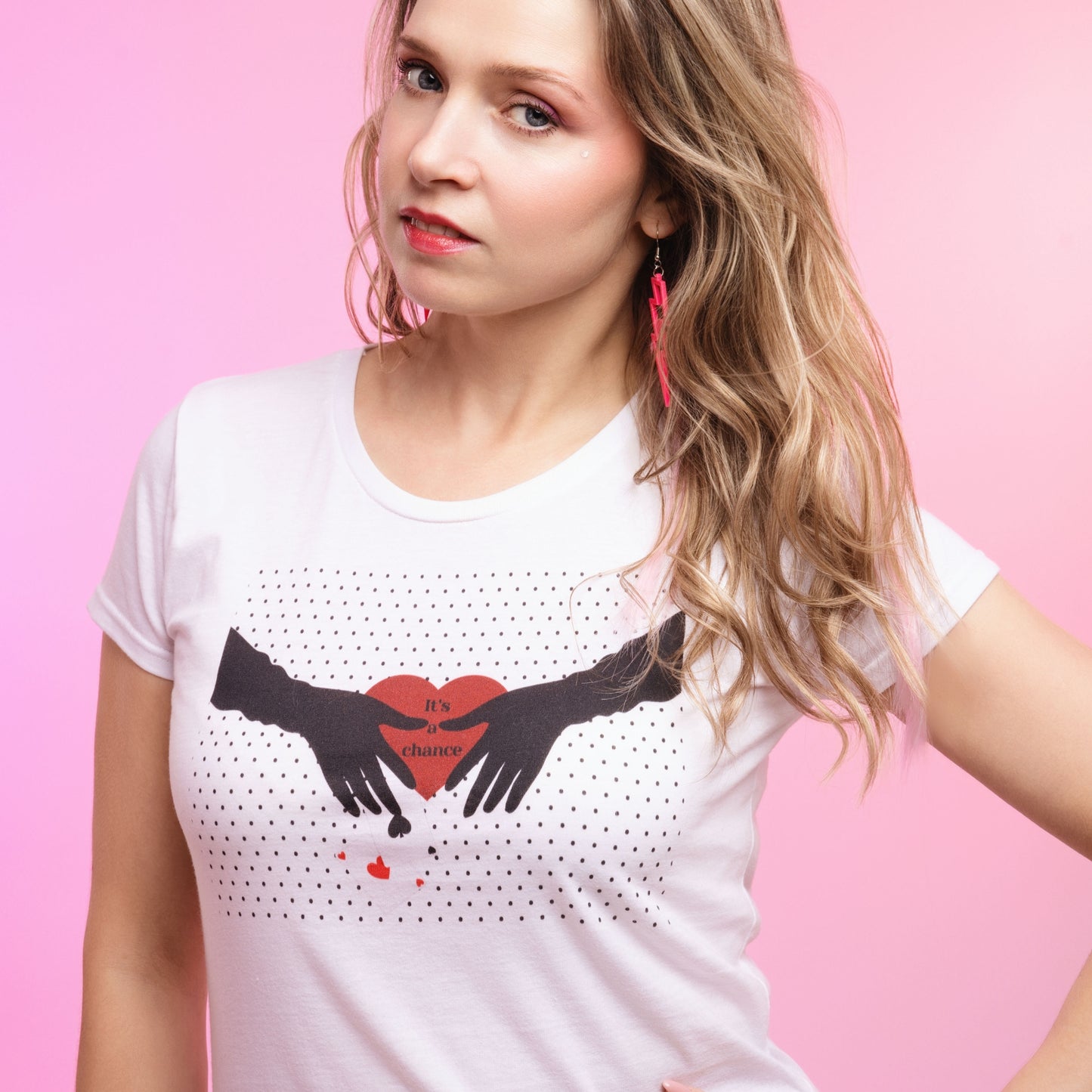 "It's a Chance ❤️" T-Shirt with Optional QR Code