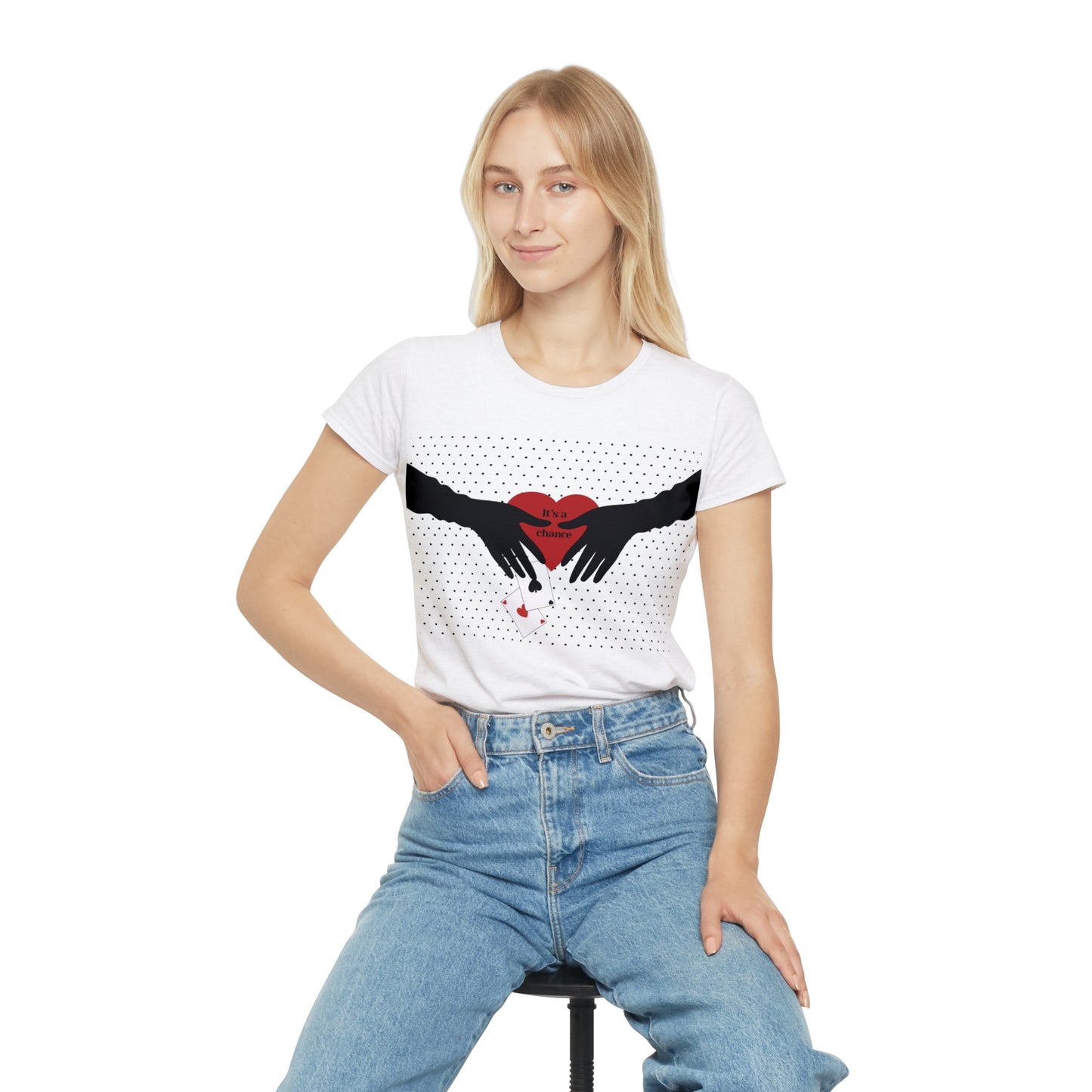 "It's a Chance ❤️" T-Shirt with Optional QR Code