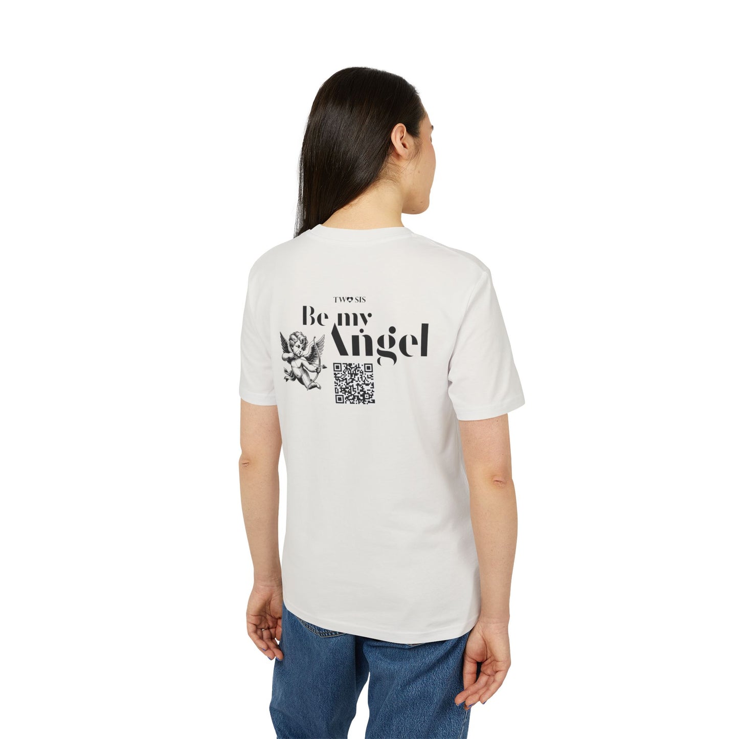 'Be my Angel' Premium Quality T-Shirt with Optional QR code