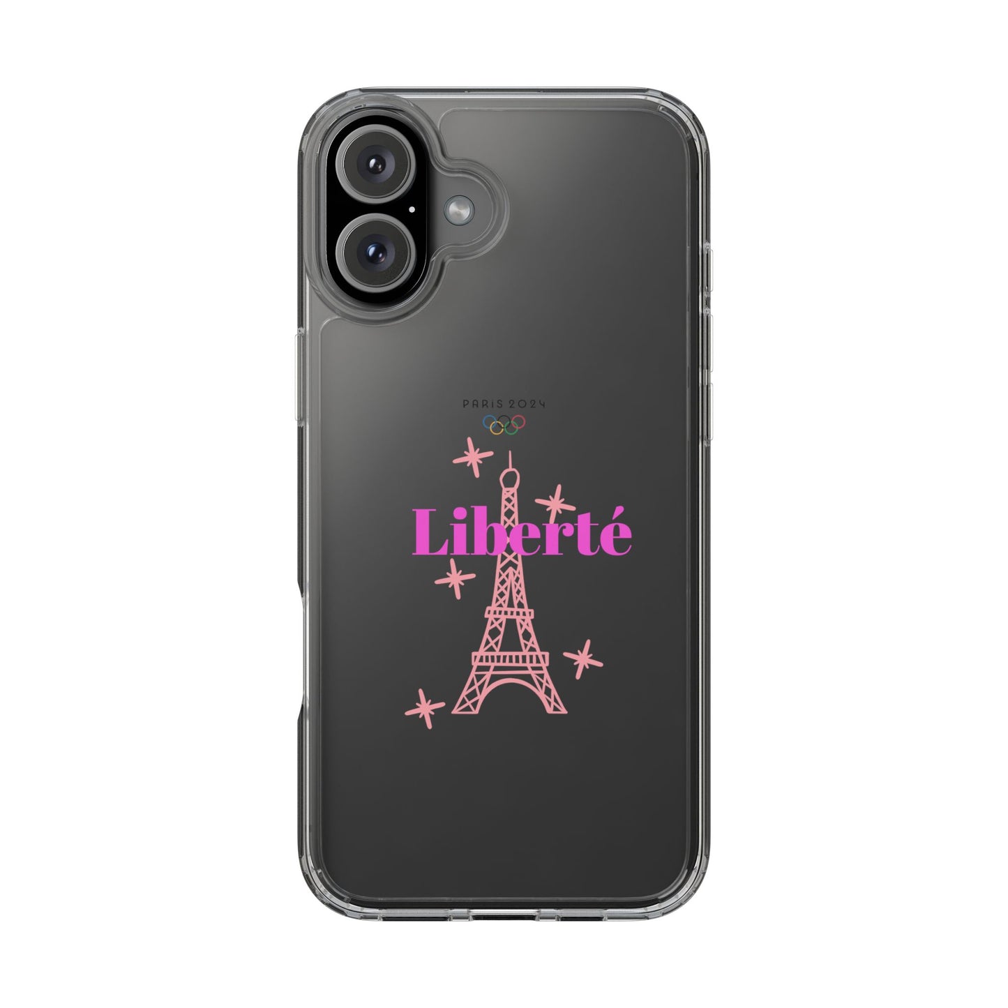 “LIBERTE” Clear Phone Case by TwoSiS