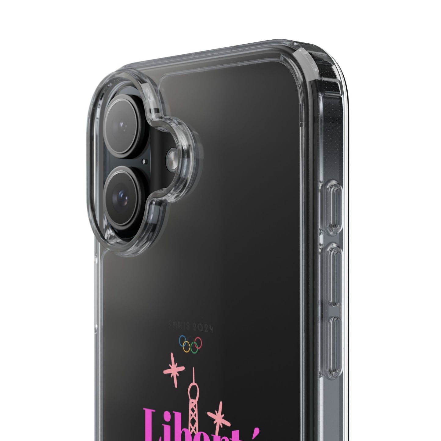 “LIBERTE” Clear Phone Case by TwoSiS