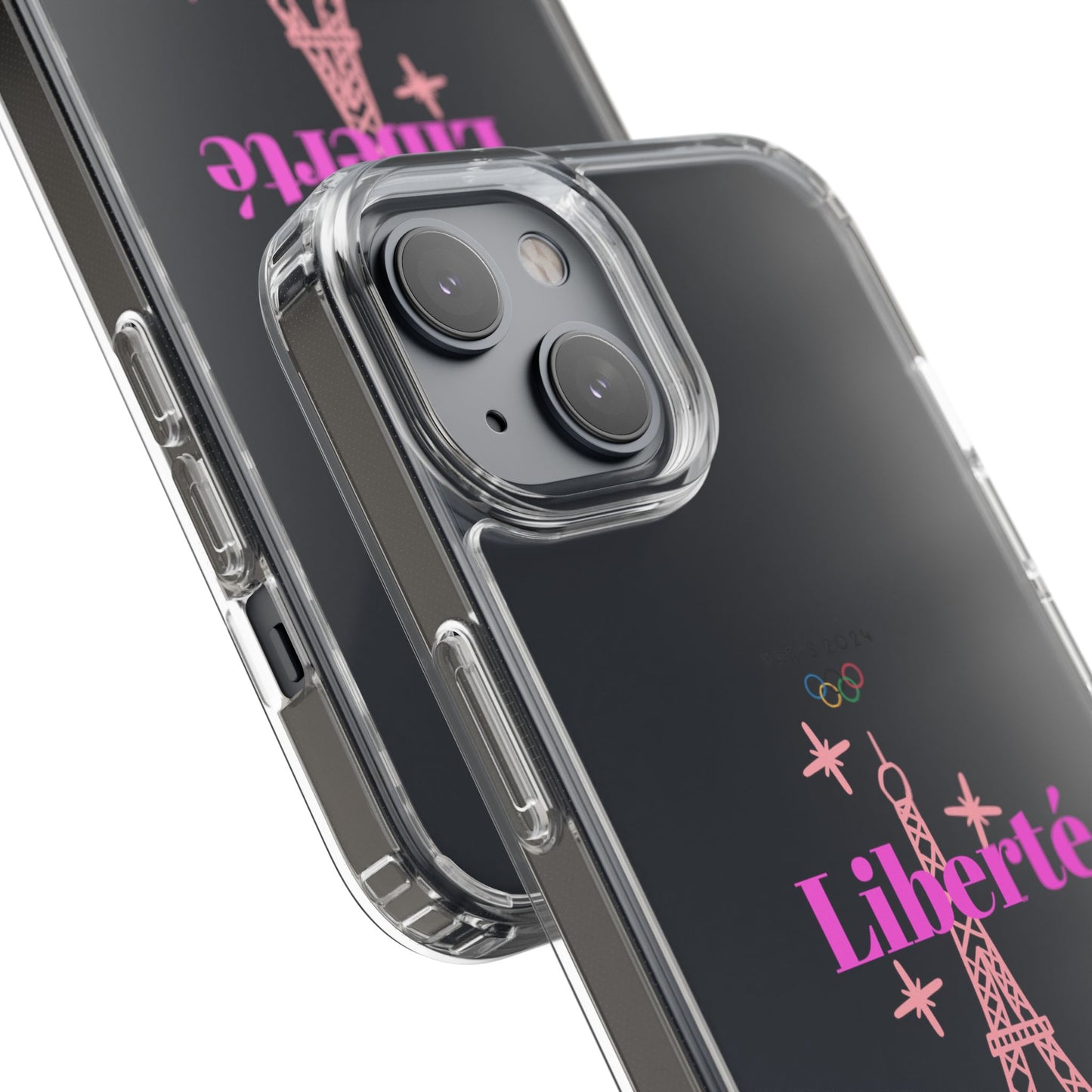 “LIBERTE” Clear Phone Case by TwoSiS