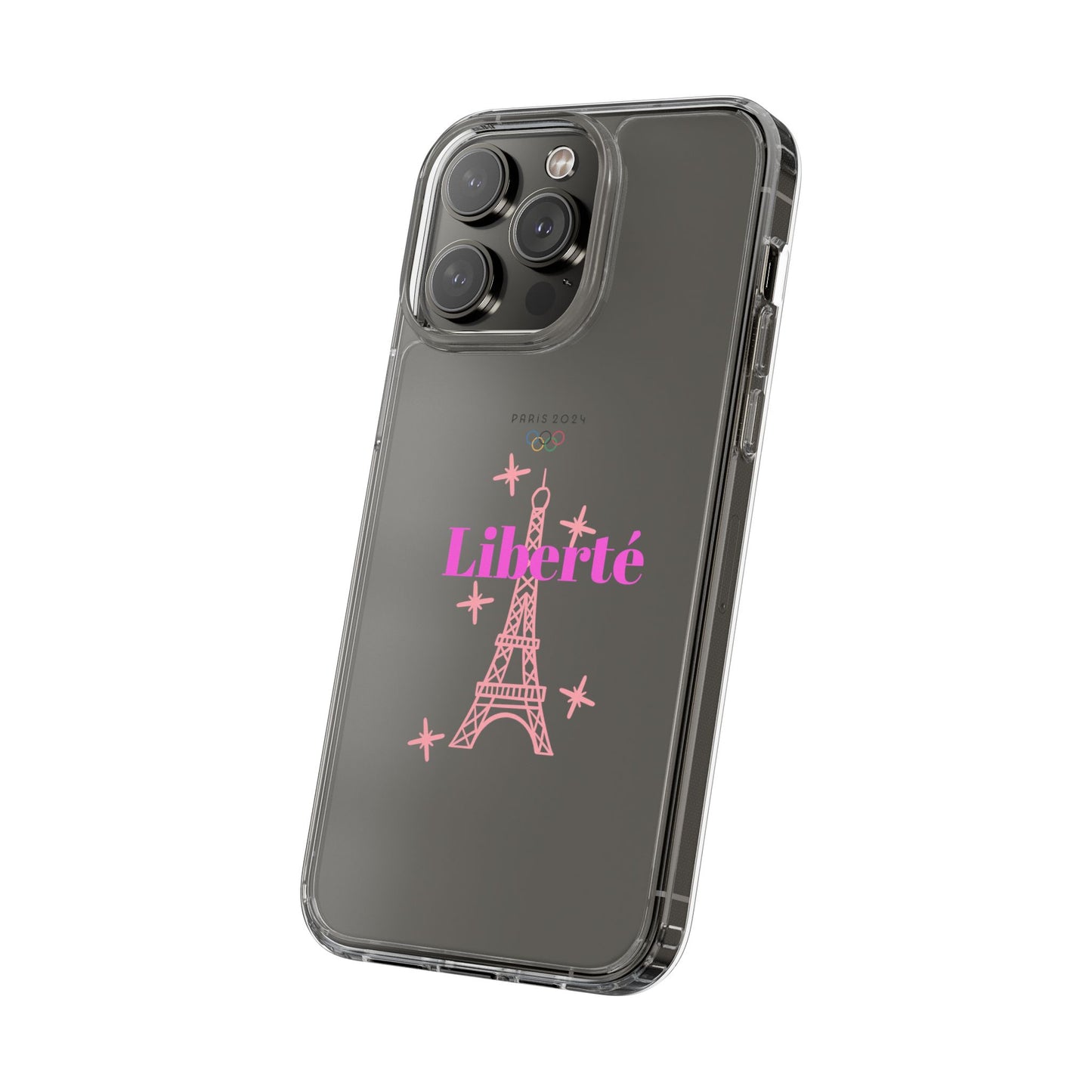 “LIBERTE” Clear Phone Case by TwoSiS
