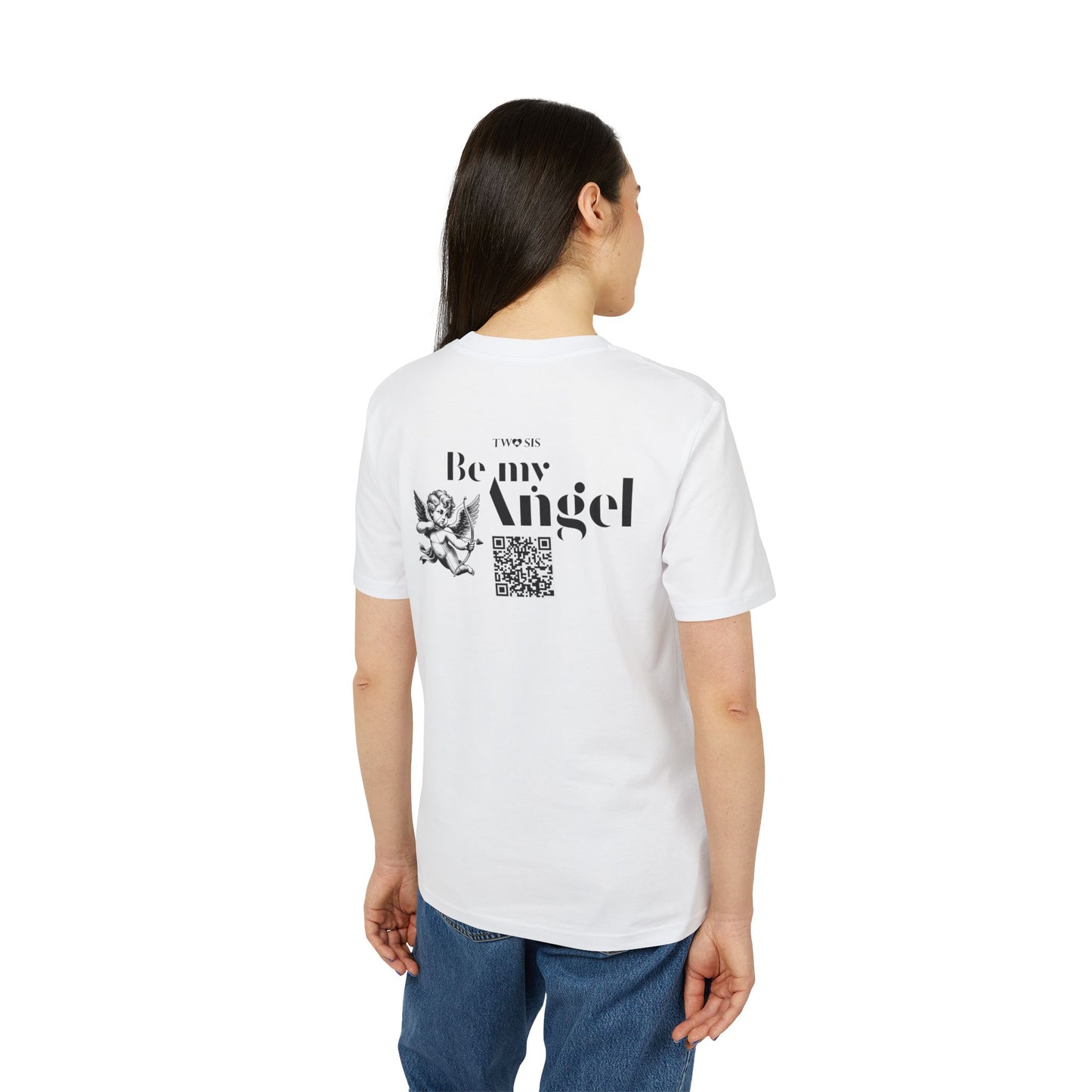 'Be my Angel' Premium Quality T-Shirt with Optional QR code