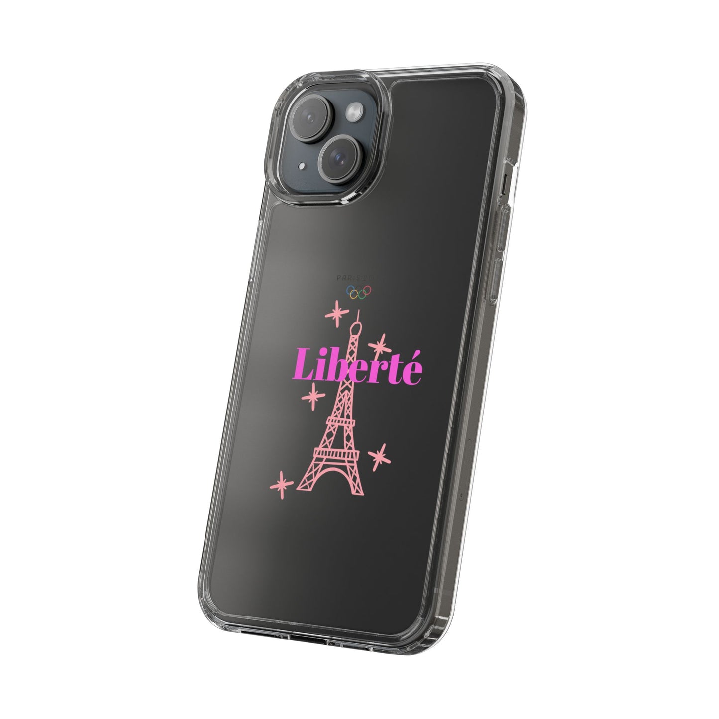 “LIBERTE” Clear Phone Case by TwoSiS