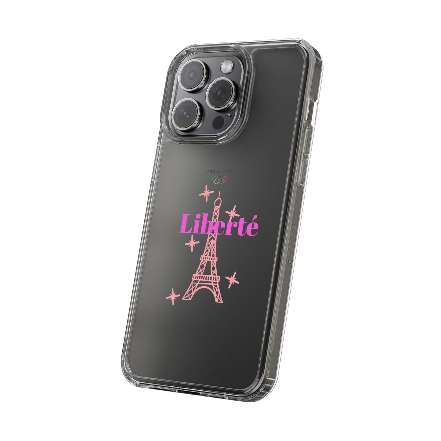 “LIBERTE” Clear Phone Case by TwoSiS