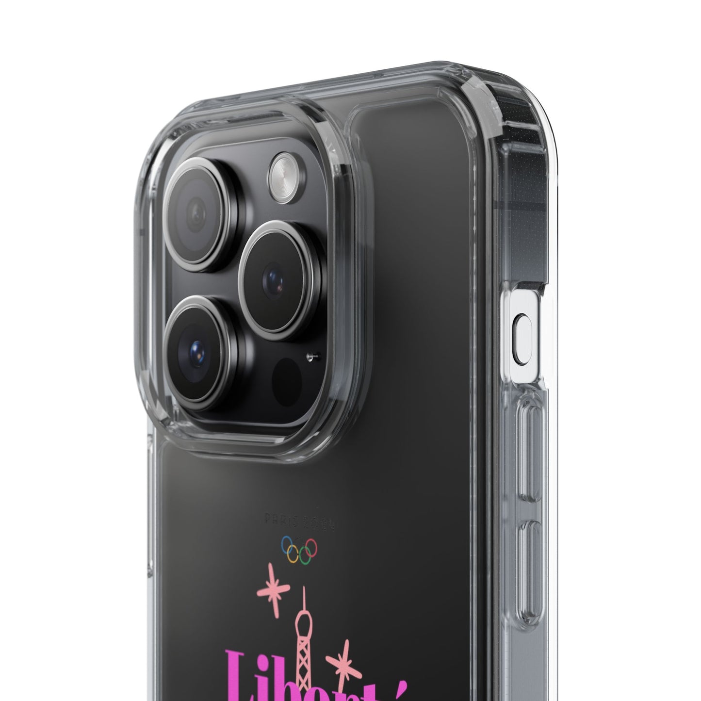 “LIBERTE” Clear Phone Case by TwoSiS