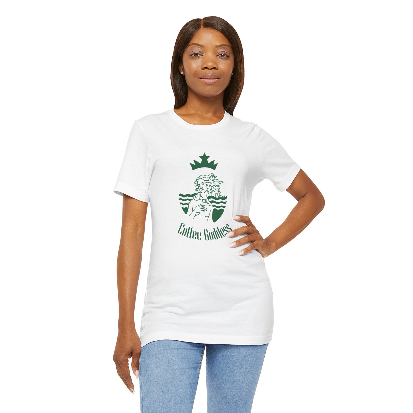 “Coffee Goddess” T-Shirt by TwoSiS