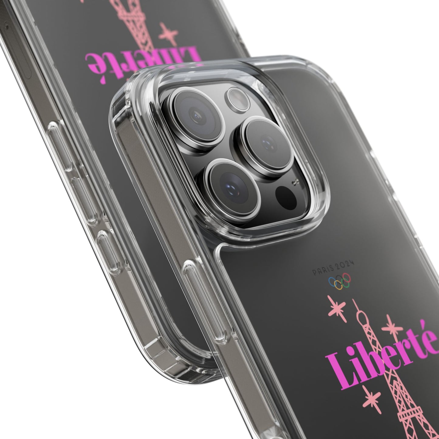 “LIBERTE” Clear Phone Case by TwoSiS