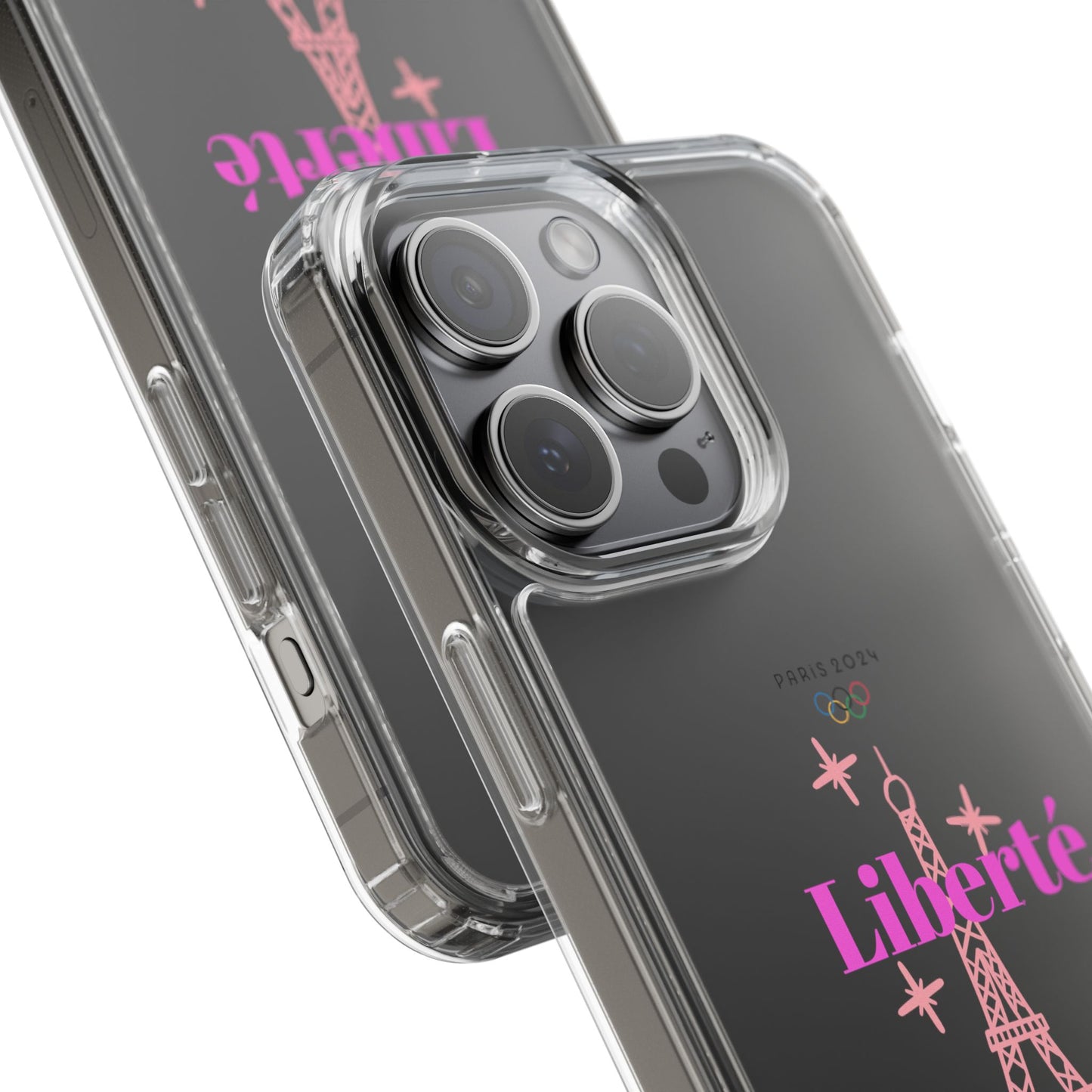 “LIBERTE” Clear Phone Case by TwoSiS