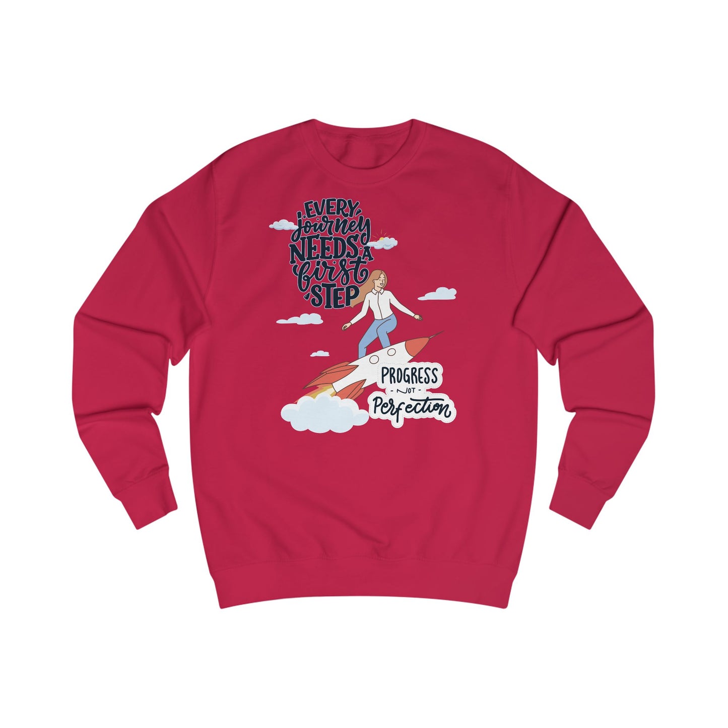 “Every Journey Needs a First Step” Sweatshirt by TwoSiS