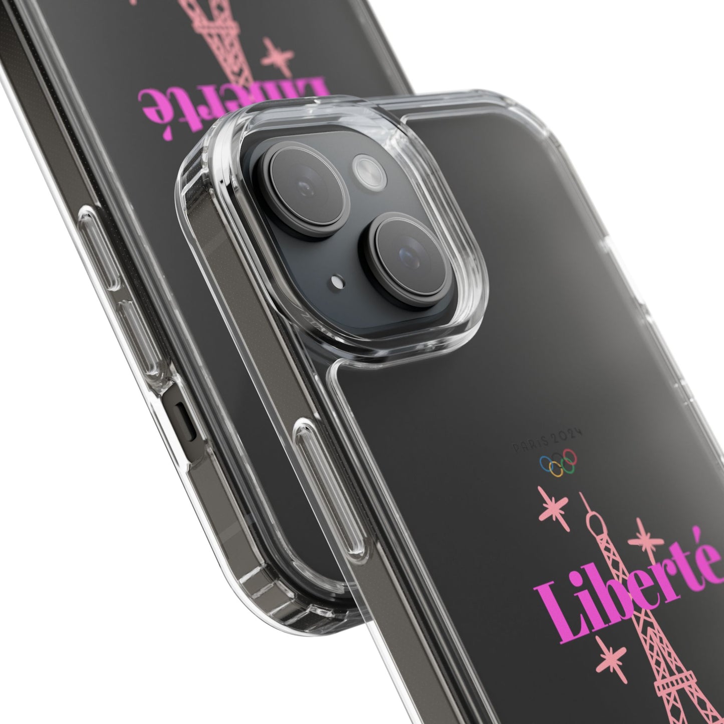 “LIBERTE” Clear Phone Case by TwoSiS