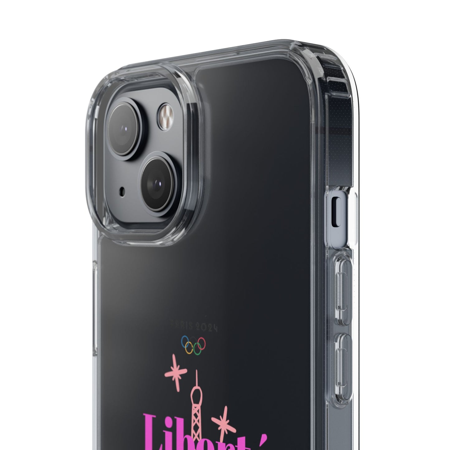 “LIBERTE” Clear Phone Case by TwoSiS