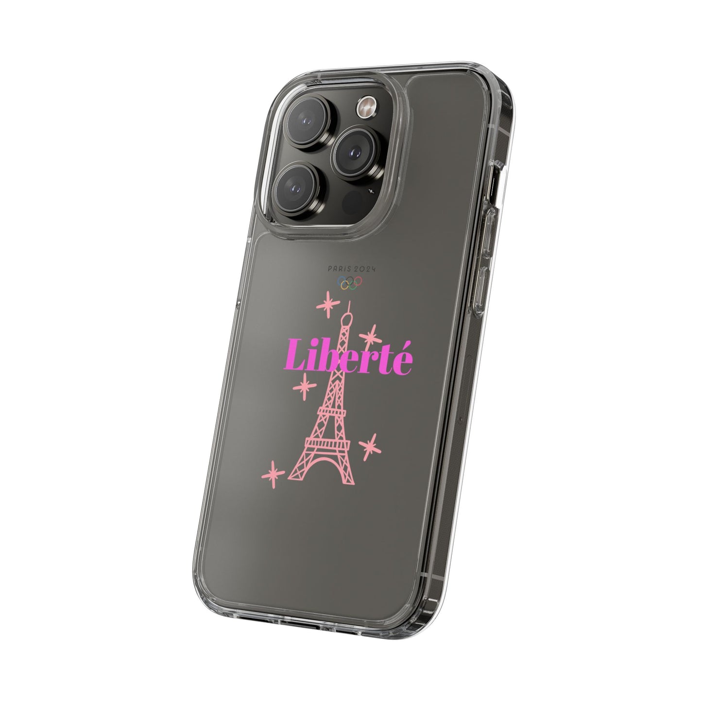 “LIBERTE” Clear Phone Case by TwoSiS