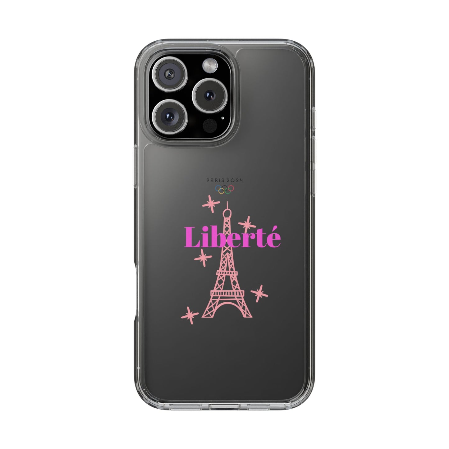 “LIBERTE” Clear Phone Case by TwoSiS