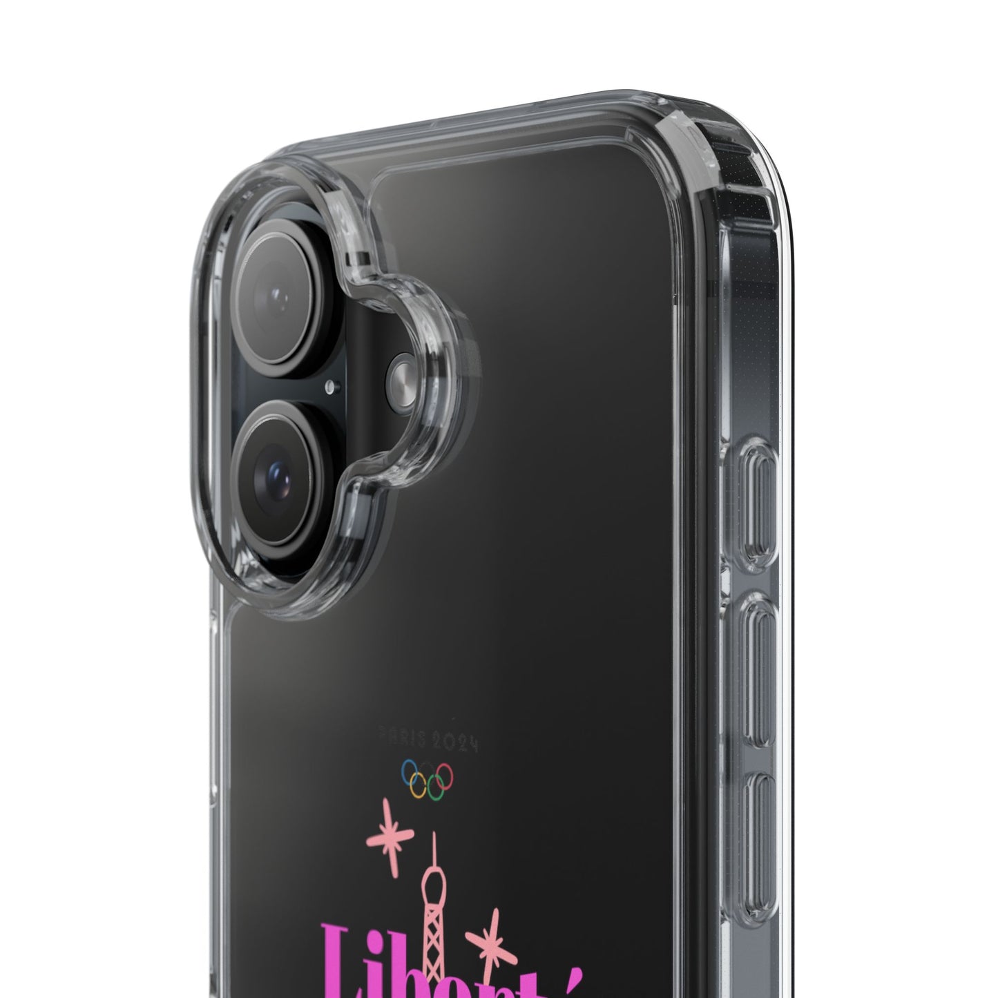 “LIBERTE” Clear Phone Case by TwoSiS