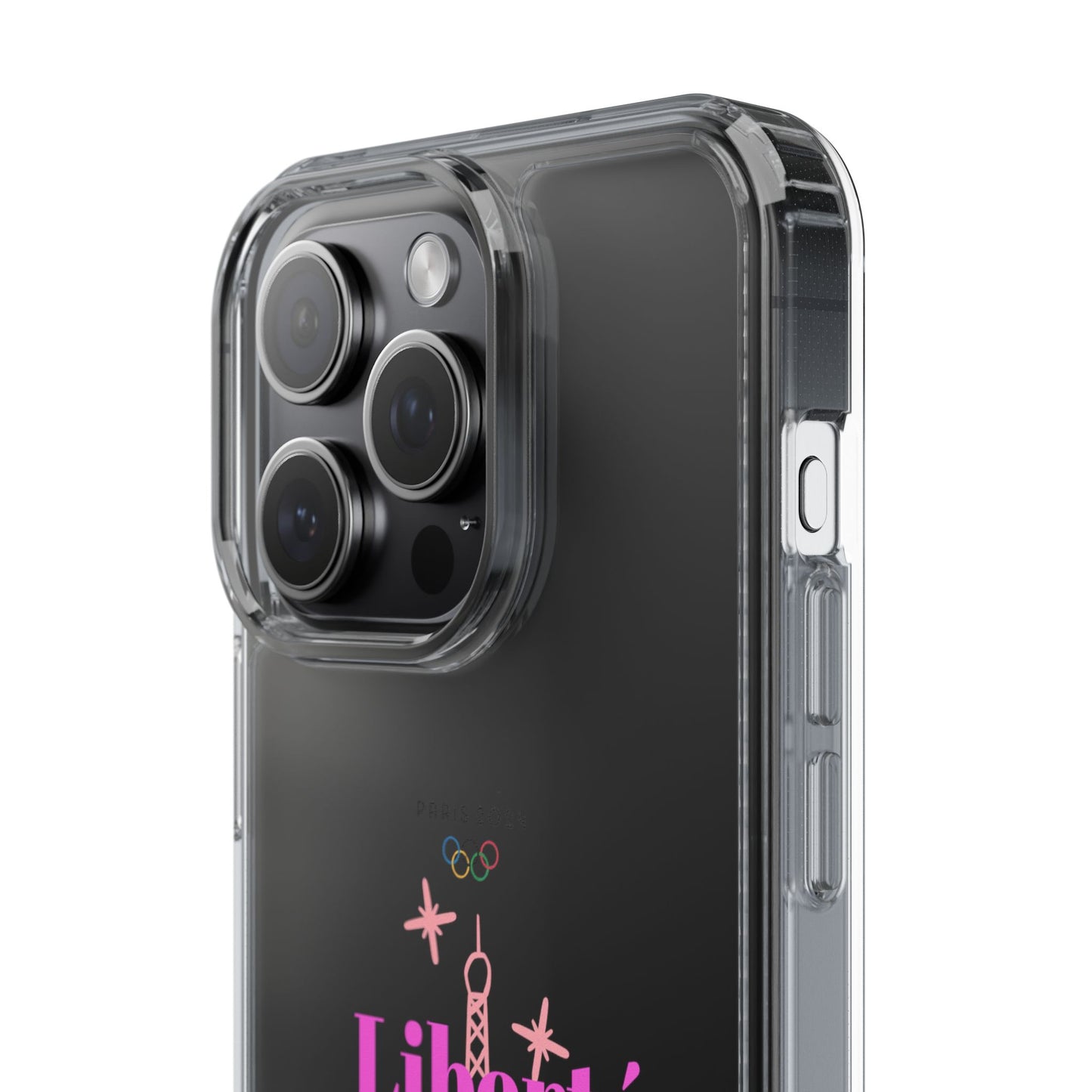 “LIBERTE” Clear Phone Case by TwoSiS